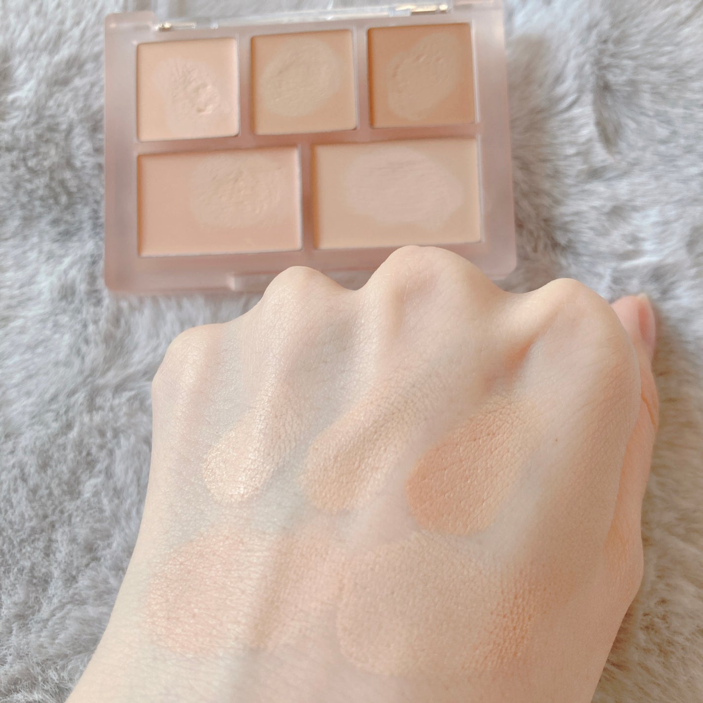 コンシールブレンダーパレット/LUNA/パレットコンシーラーを使ったクチコミ(5枚目)