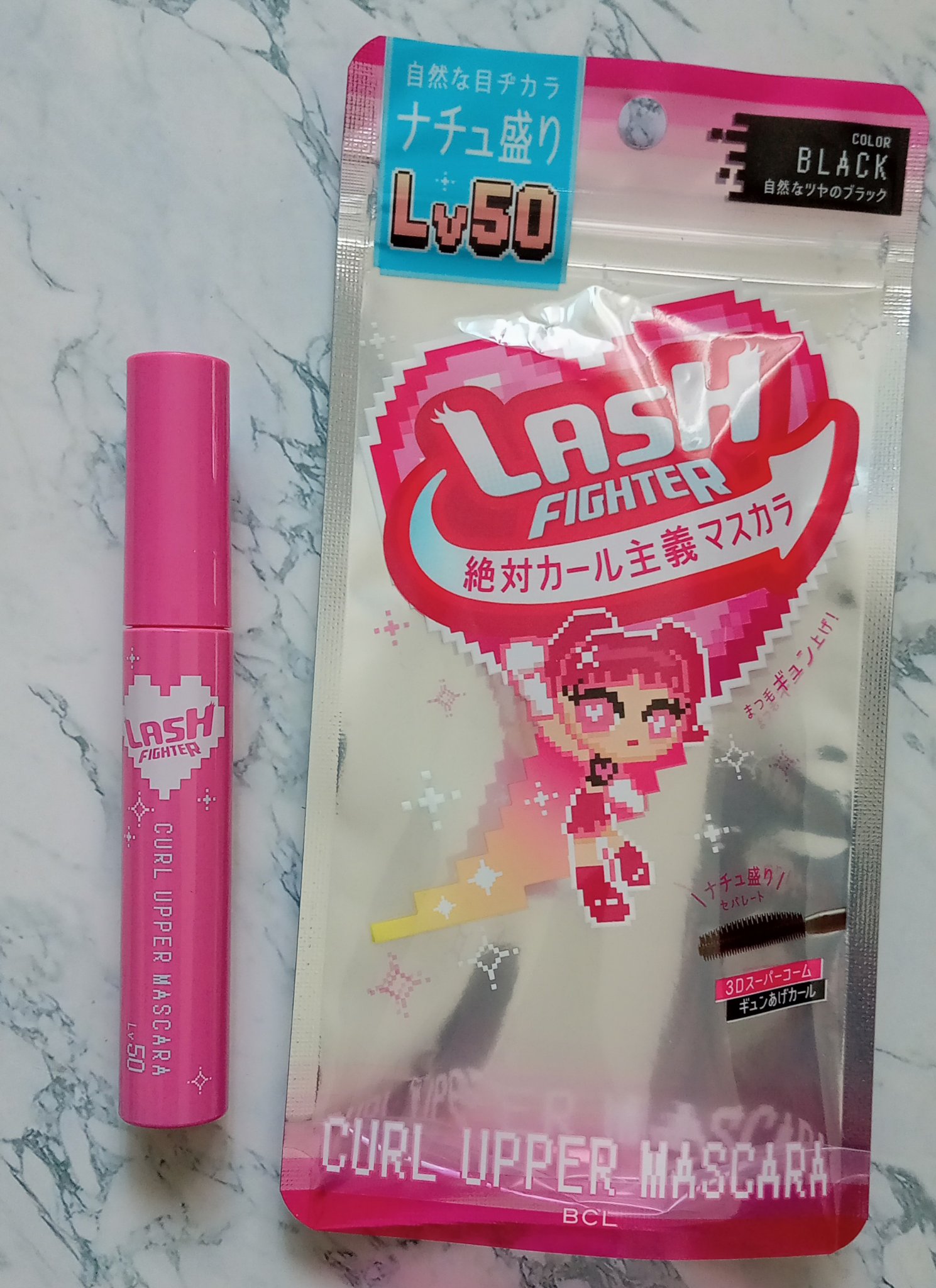 ラッシュファイター　カールアッパーマスカラ　Lv50/ラッシュファイター/マスカラを使ったクチコミ（2枚目）