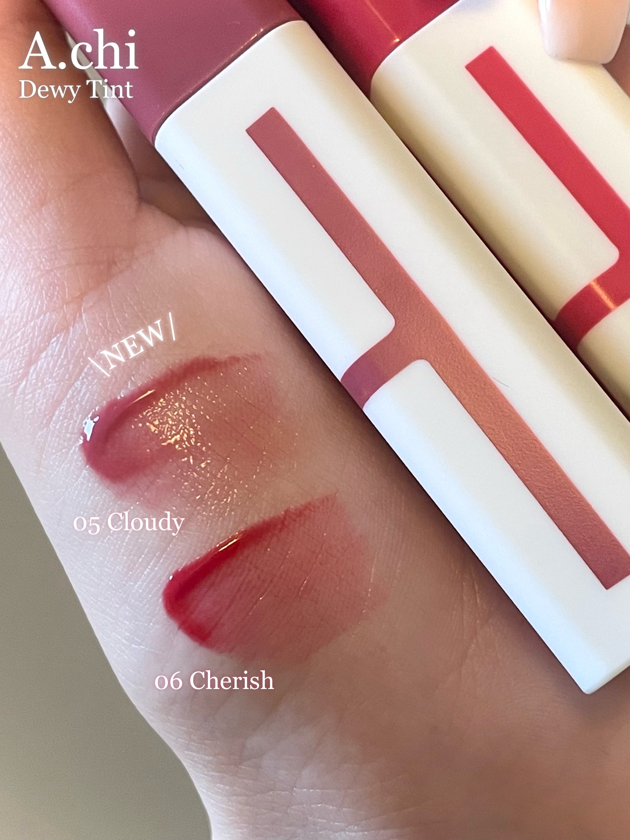 Dewy Tint/A.chi/リップティントを使ったクチコミ（1枚目）