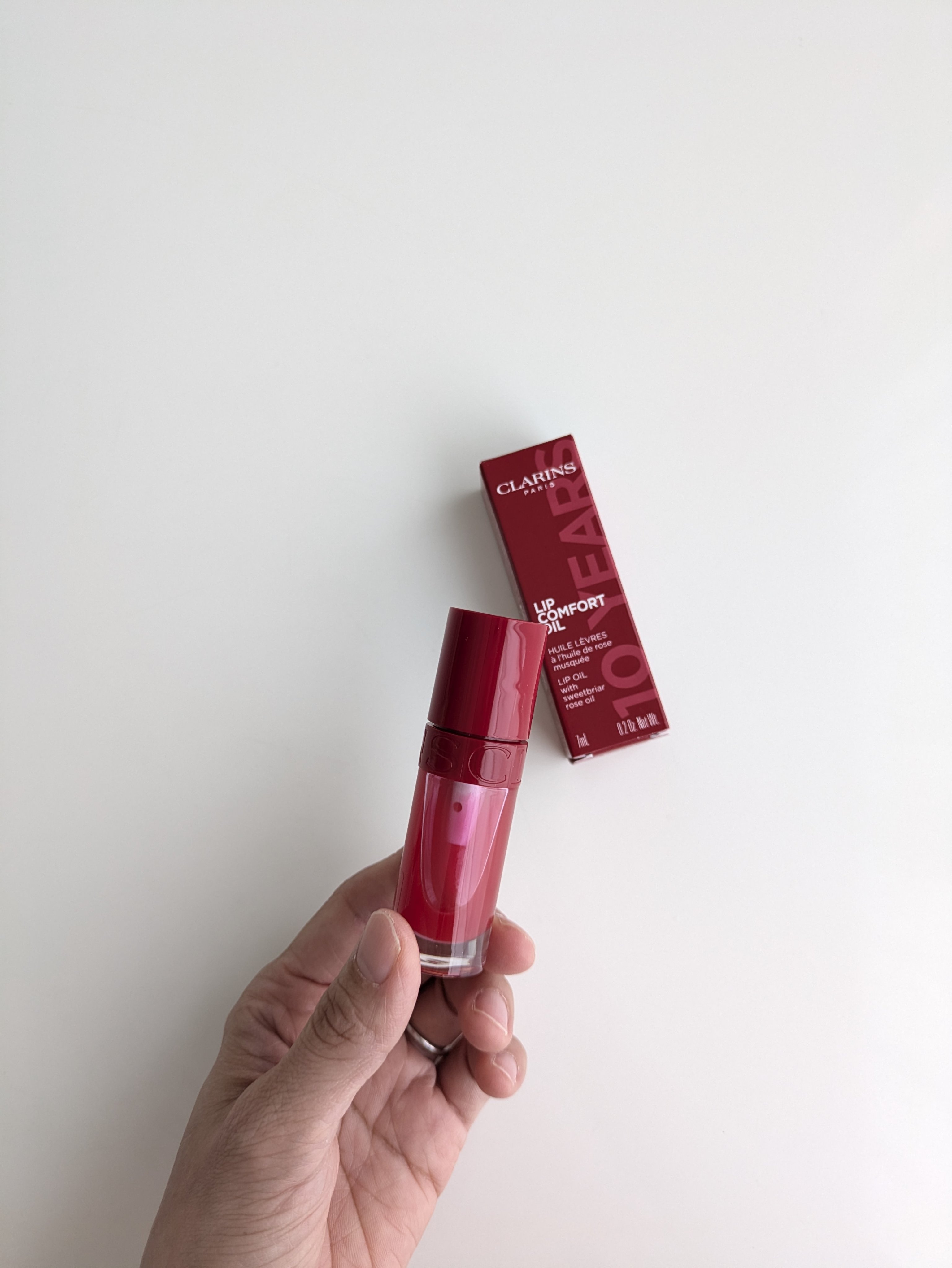 リップコンフォートオイル/CLARINS/リップグロスを使ったクチコミ（1枚目）