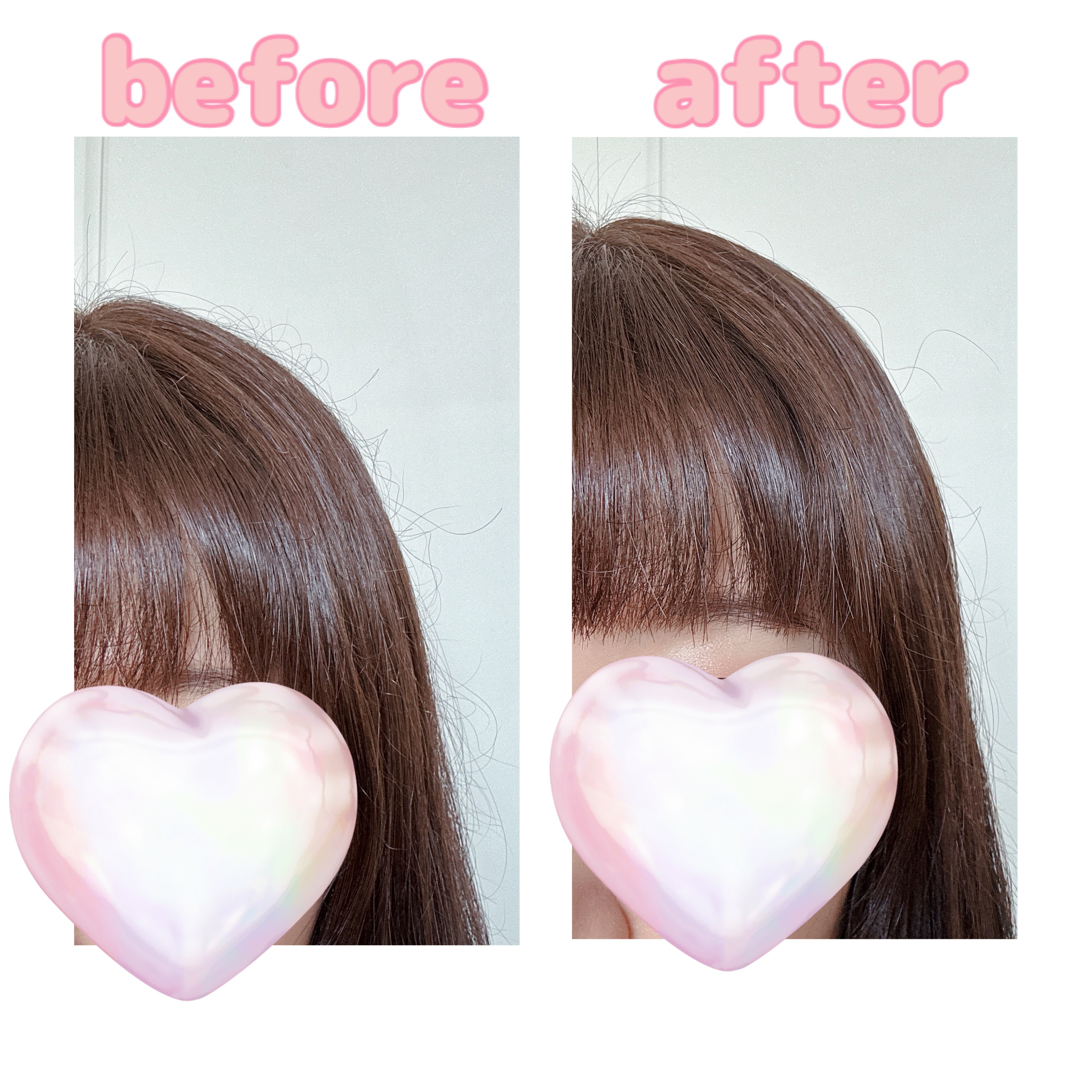 ヘアケアマスカラ/CEZANNE/ヘアジェルを使ったクチコミ（3枚目）