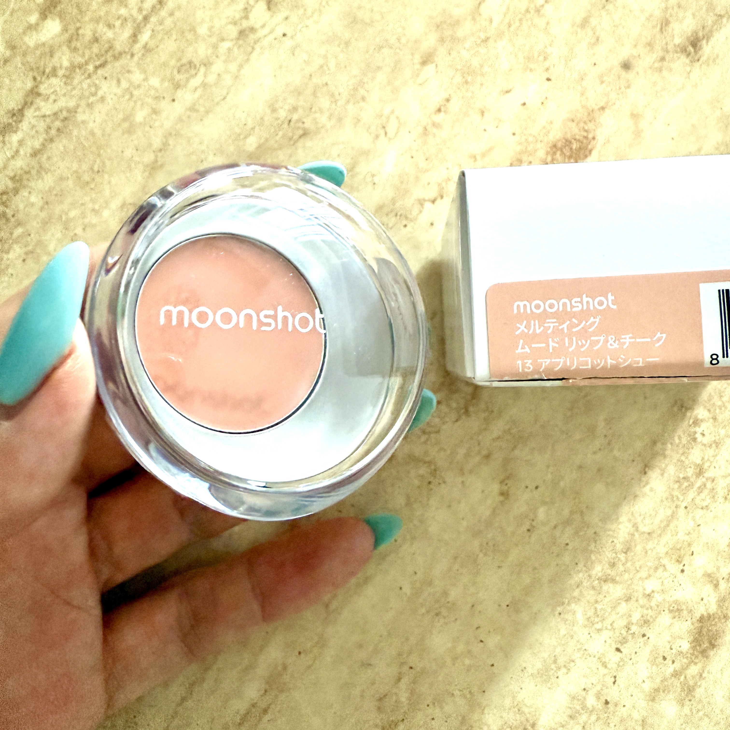 メルティングムードリップ&チーク/moonshot/ジェル・クリームチークを使ったクチコミ（1枚目）