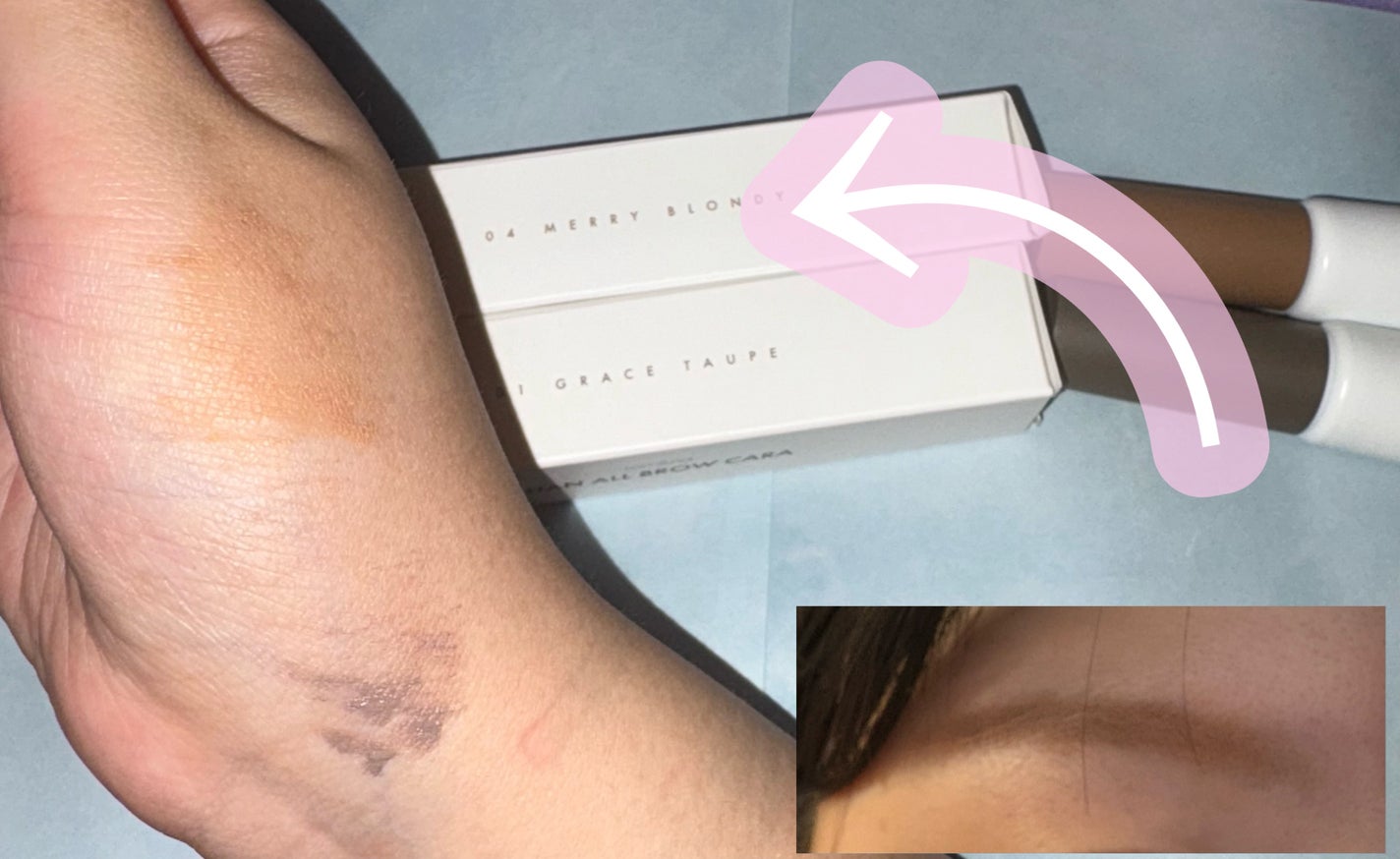 ハンオールブロウカラ/rom&nd/眉マスカラを使ったクチコミ(2枚目)