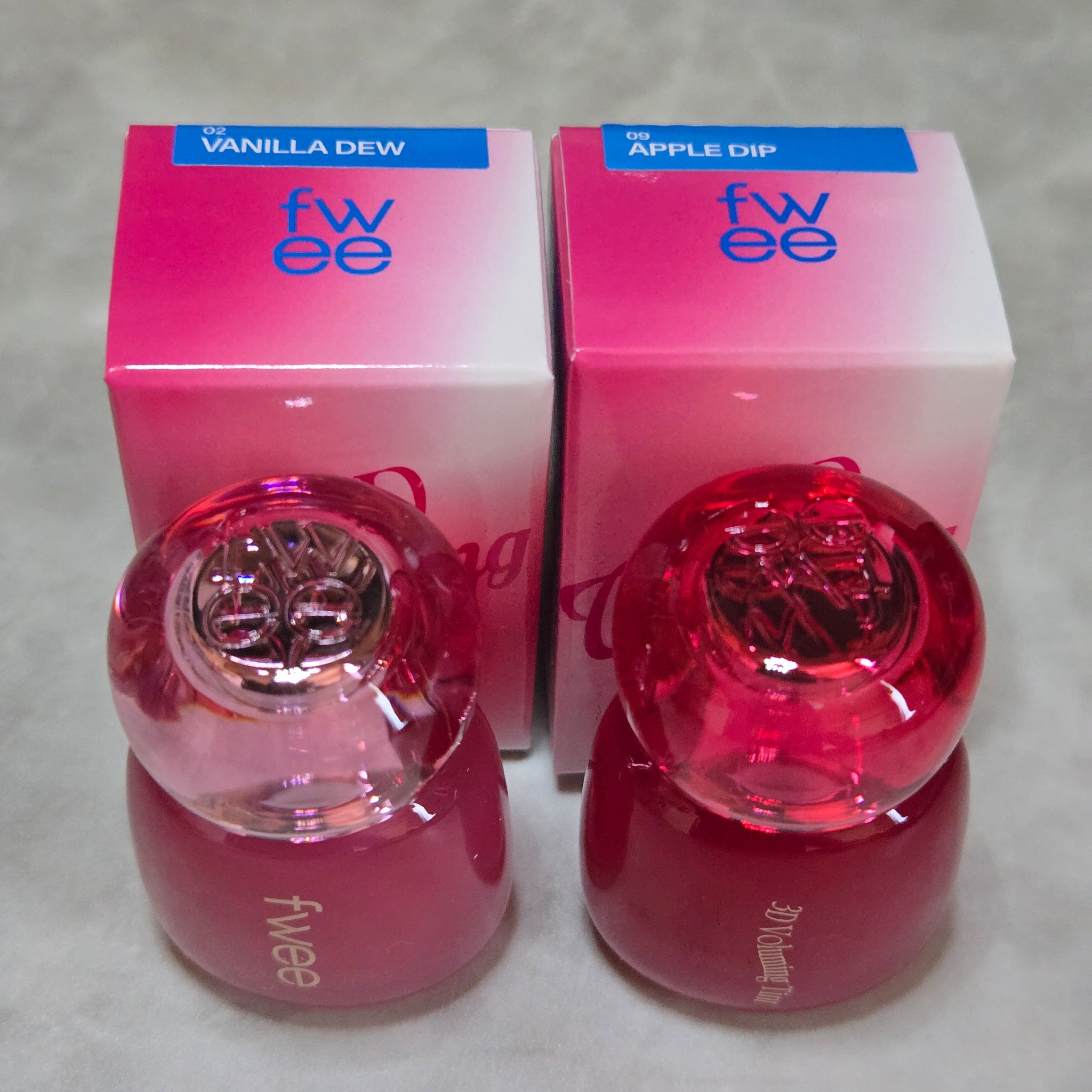 フィー 3Dボリューミングティント/fwee/リップティントを使ったクチコミ（2枚目）