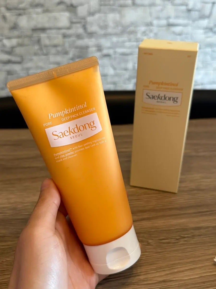 PUMPKINTINOL パッククレンザー/Saekdong SEOUL/洗顔フォームを使ったクチコミ(2枚目)