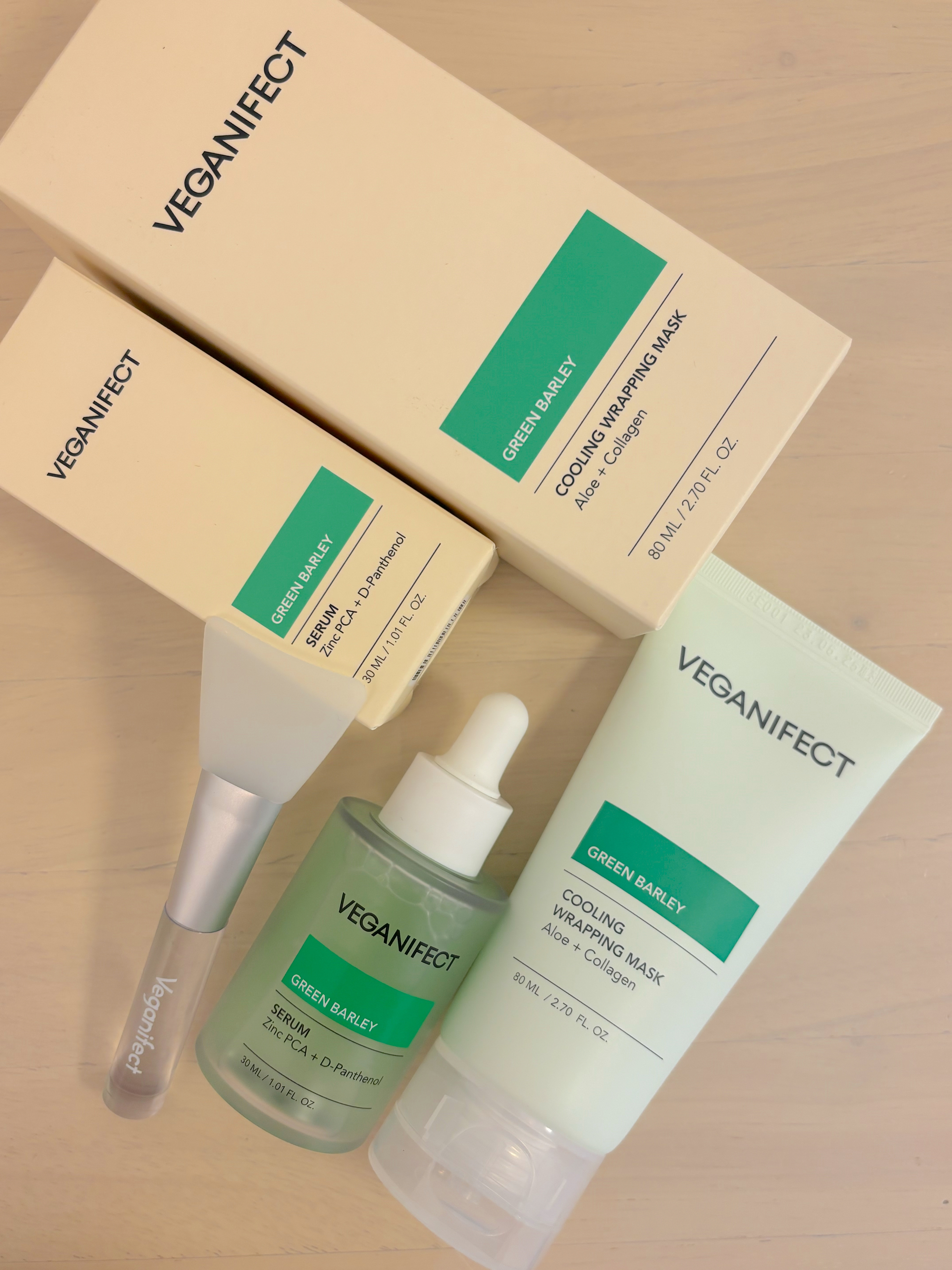 青麦ジンクセラム/Veganifect/美容液を使ったクチコミ（1枚目）