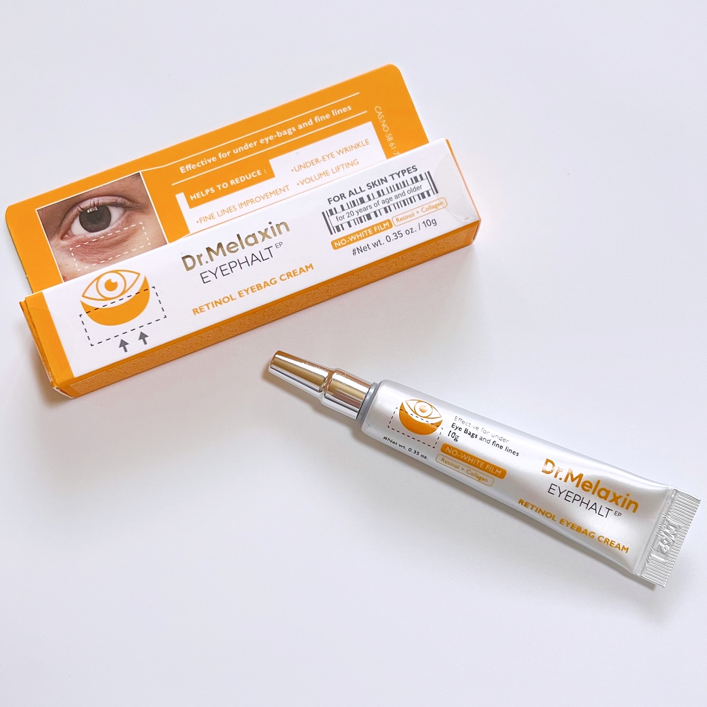 レチノールアイファルトアイバッククリーム/Dr.Melaxin/アイケア・アイクリームを使ったクチコミ（1枚目）