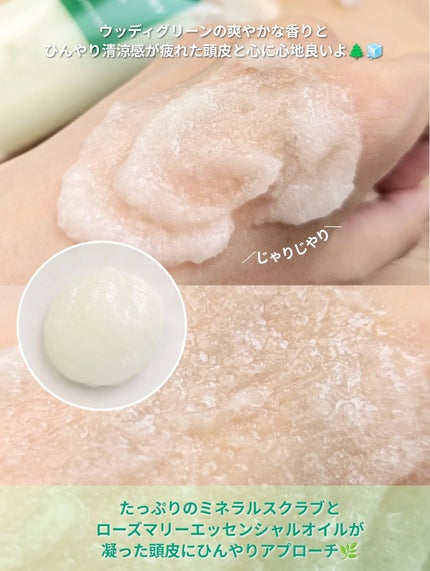 ローズマリー スカルプ スクラブ/AROMATICA/ヘッドスクラブを使ったクチコミ(3枚目)