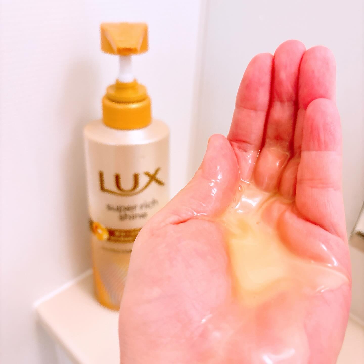 スーパーリッチシャイン ダメージリペア 補修シャンプー / 補修コンディショナー/LUX/市販シャンプーを使ったクチコミ（2枚目）