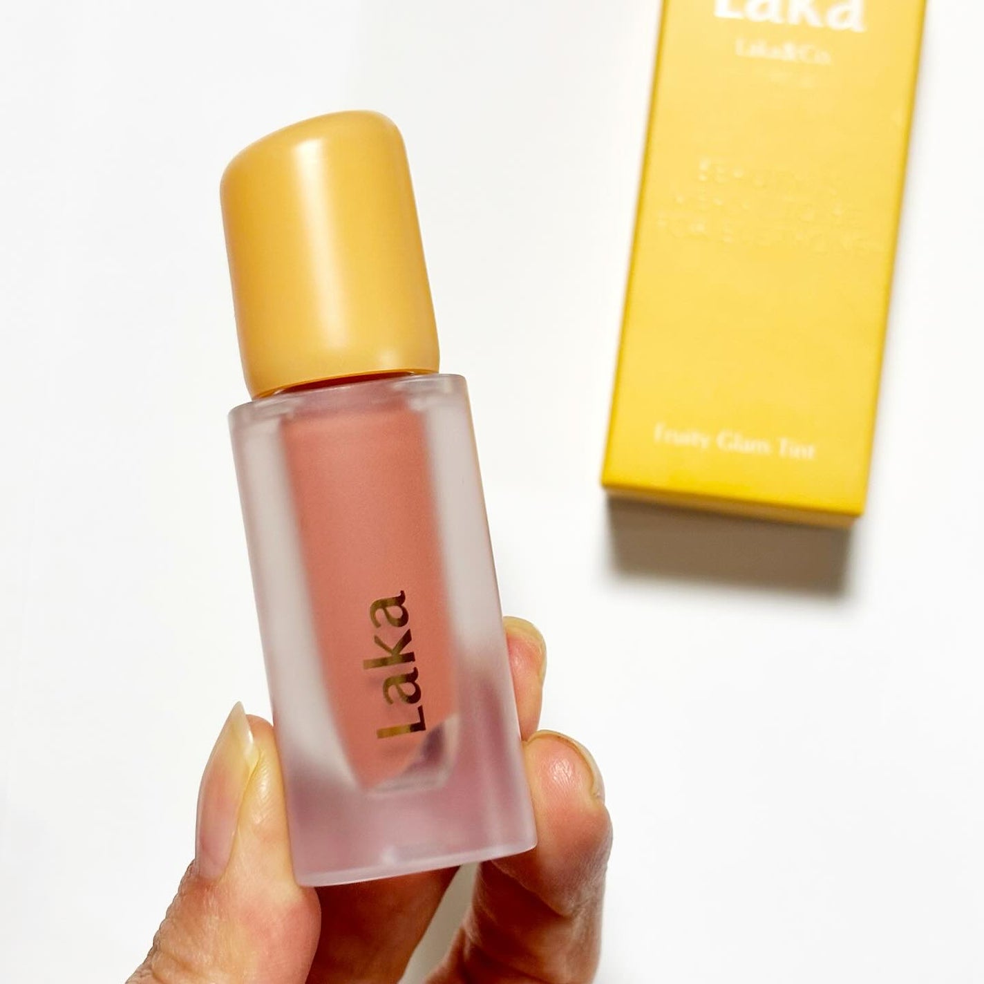 フルーティーグラムティント/Laka/リップティントを使ったクチコミ(2枚目)