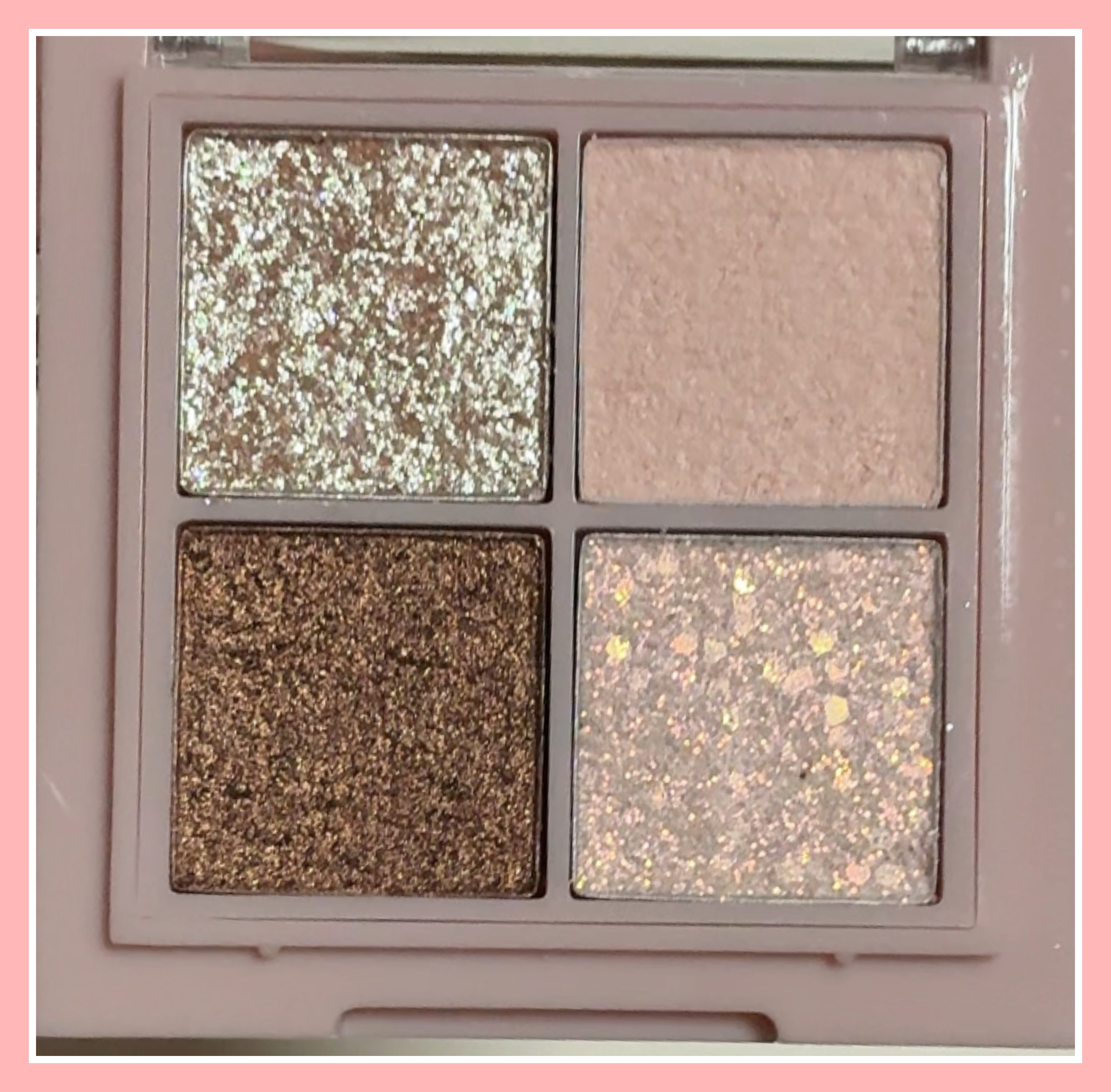 KM チェーン付きティンクルアイシャドウパレット/Kyumme/アイシャドウパレットを使ったクチコミ（3枚目）