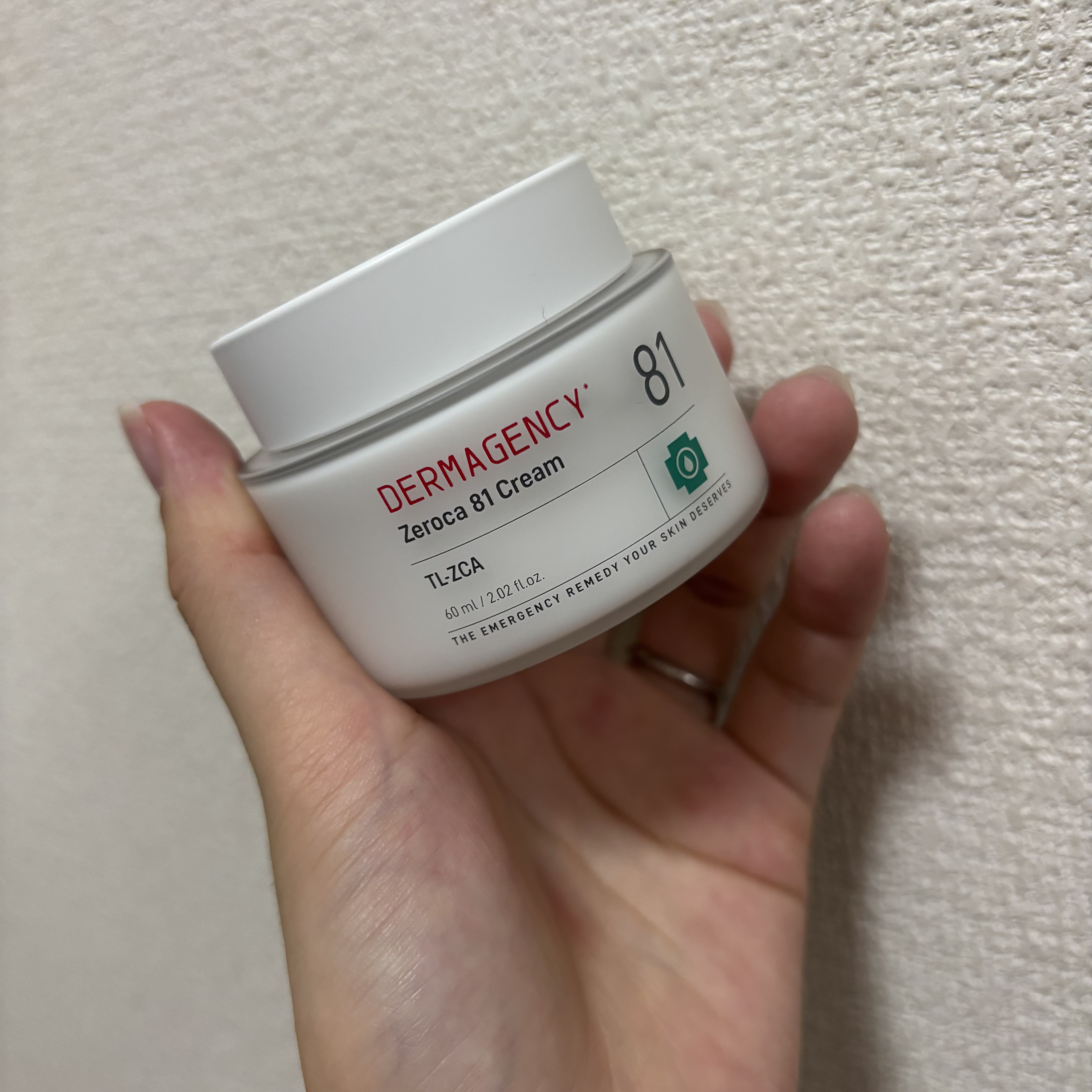 ダーマジェンシー ゼロカ81 クリーム/DERMAGENCY/フェイスクリームを使ったクチコミ（1枚目）