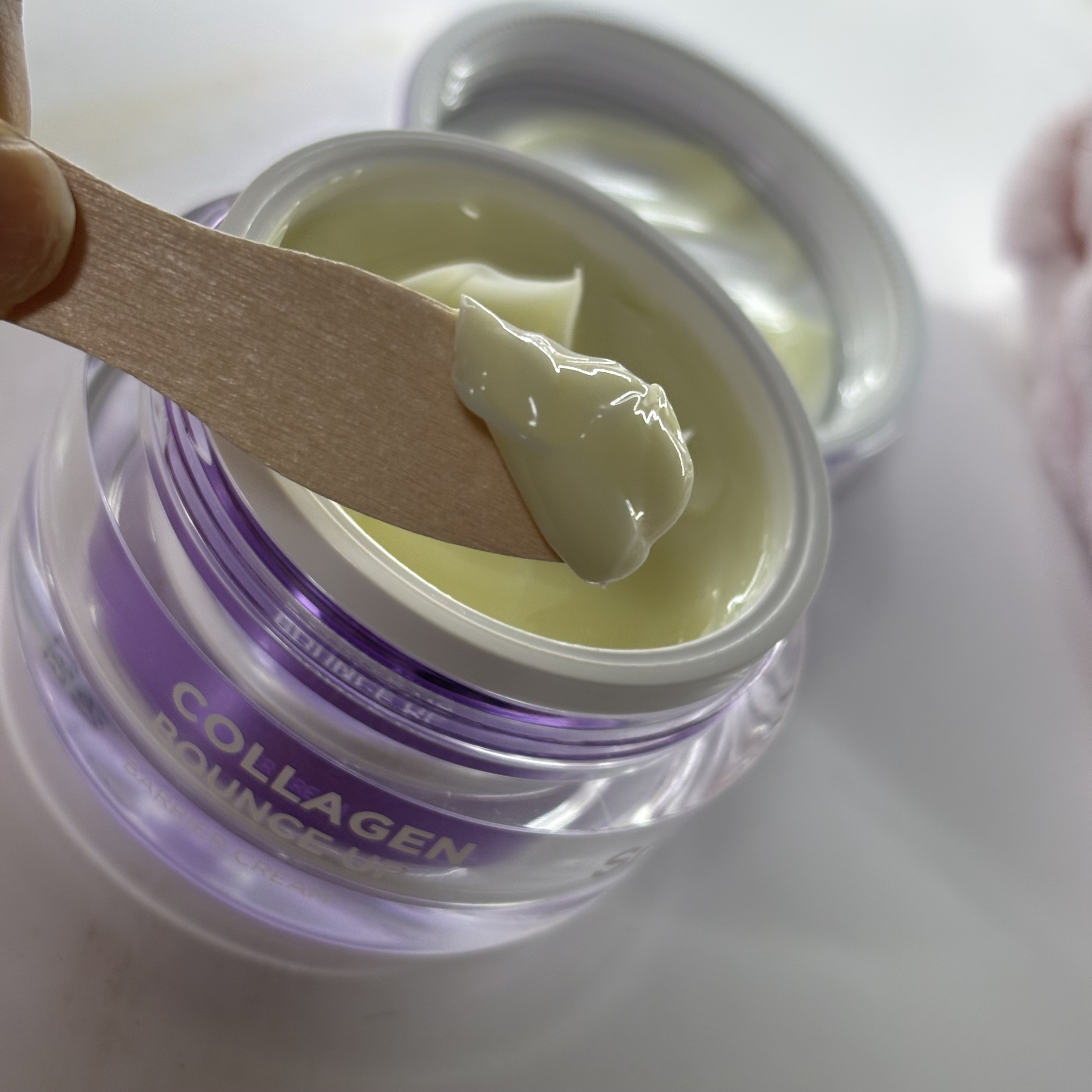 コラーゲンバウンスアップバリアクリーム/SNP/フェイスクリームを使ったクチコミ（2枚目）