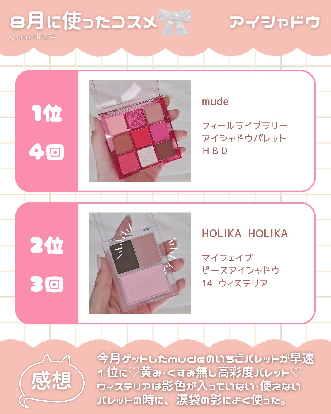 フィルライブリーアイシャドウパレット/mude./アイシャドウパレットを使ったクチコミ（3枚目）