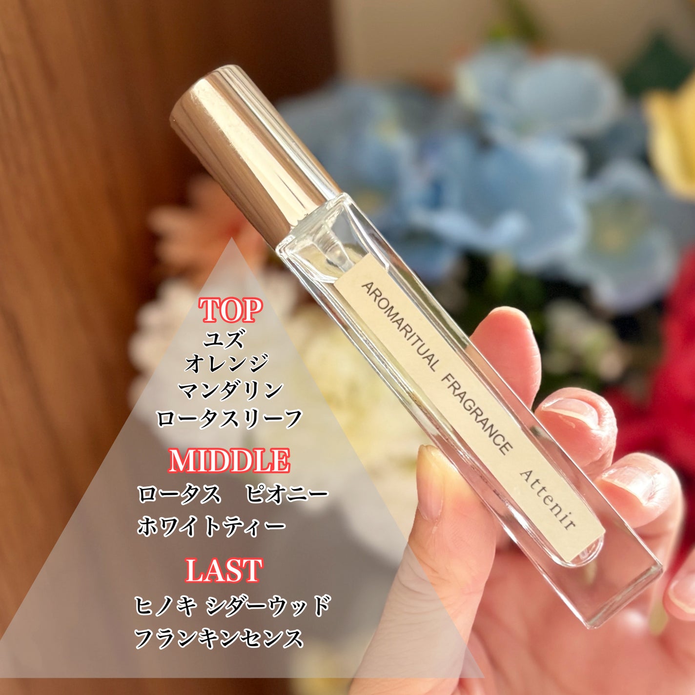 アロマリチュアルフレグランス 〈ホワイトティーフォレスト〉 オードトワレ/アテニア/香水(その他)を使ったクチコミ(2枚目)