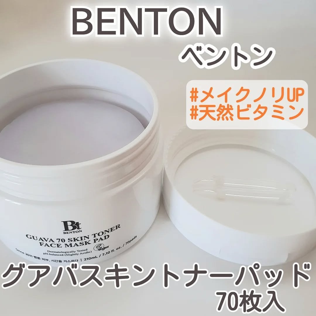 グアバ 70スキントナーパッド /BENTON/トナーパッドを使ったクチコミ(1枚目)