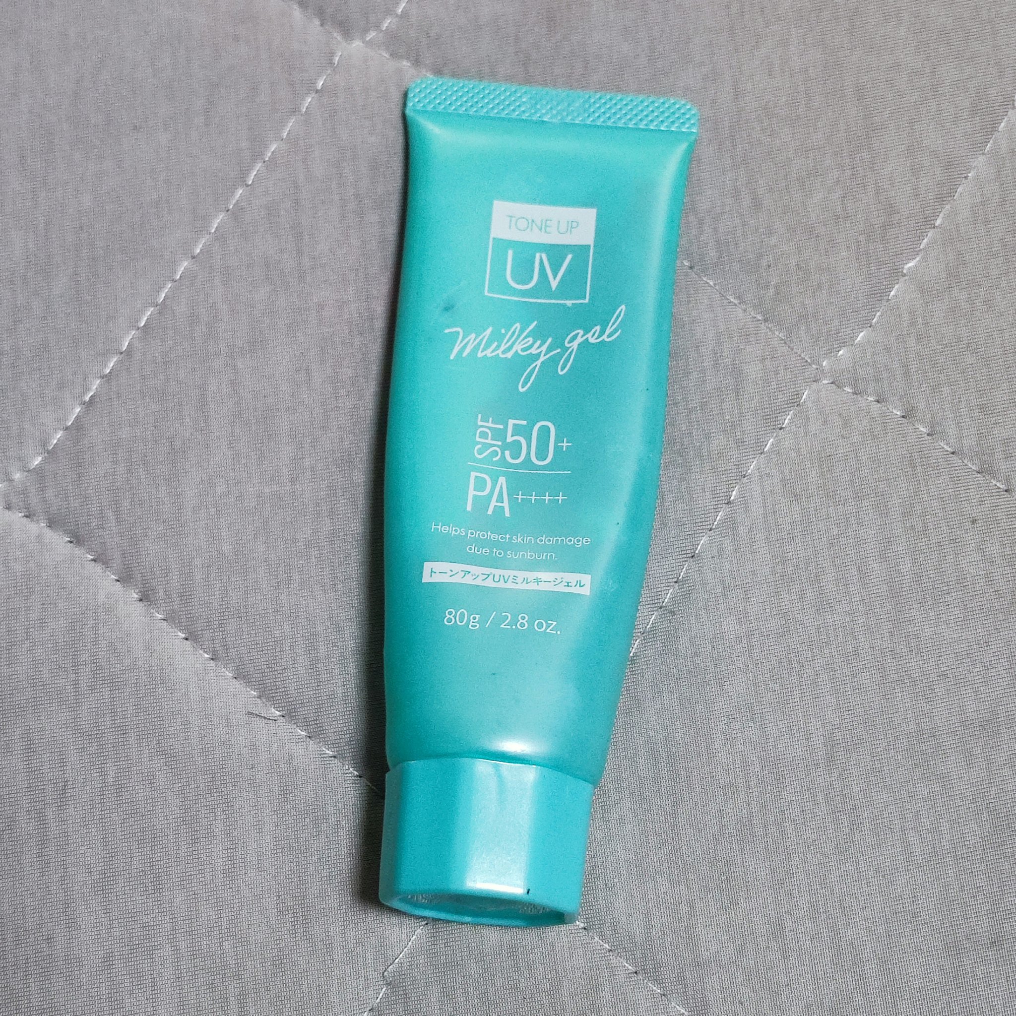 トーンアップUVミルキージェル SPF50+ PA++++/プライムビューティー/日焼け止めジェルを使ったクチコミ（1枚目）