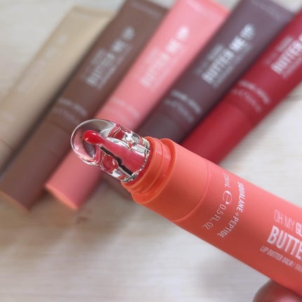 オーマイグロスリップバターバーム/リンメル ロンドン/リップグロスを使ったクチコミ(4枚目)