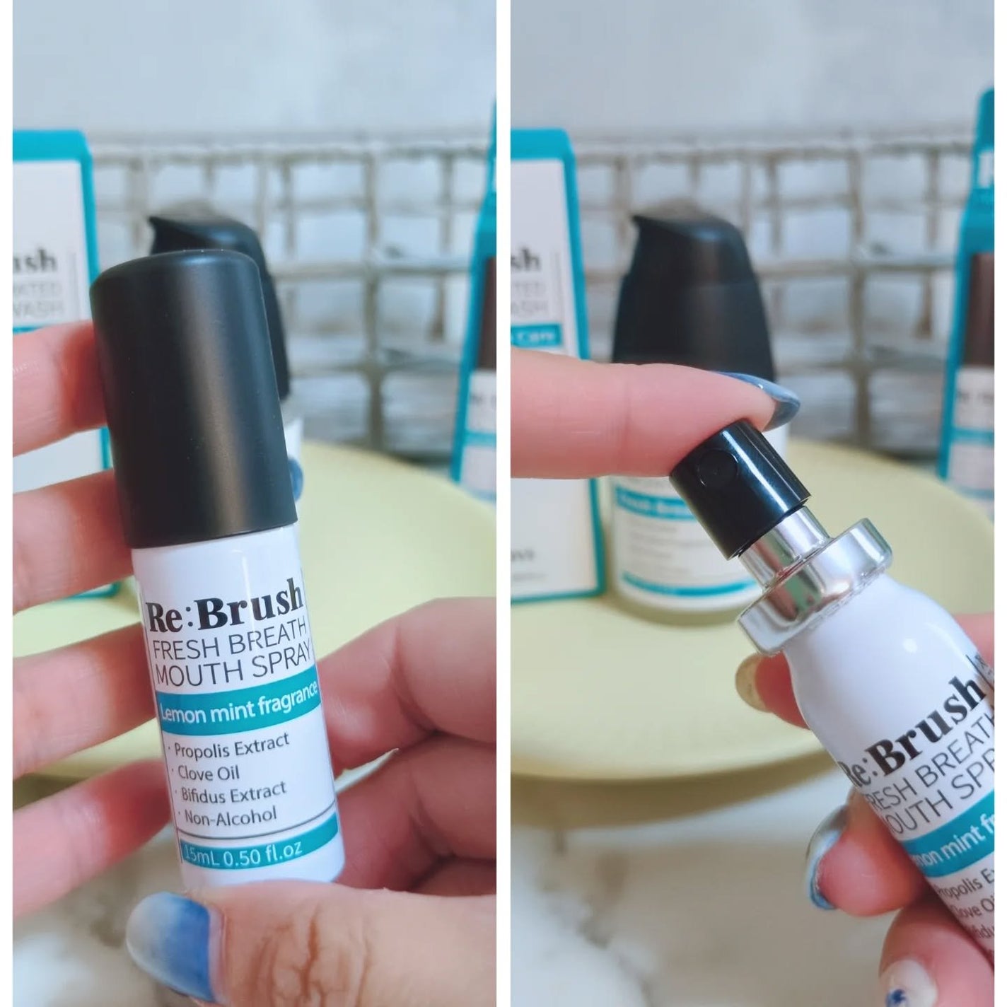 口臭除去クローブ濃縮マウスウォッシュ/Re:Brush/マウスウォッシュ・スプレーを使ったクチコミ(5枚目)