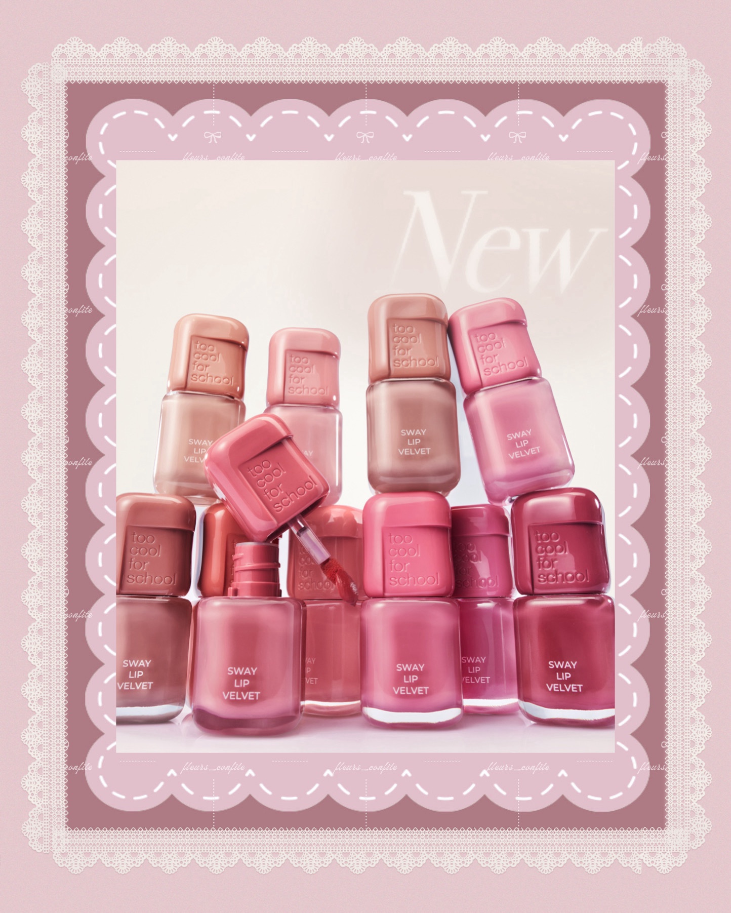 スウェイリップベルベット/too cool for school/リップティントを使ったクチコミ（2枚目）