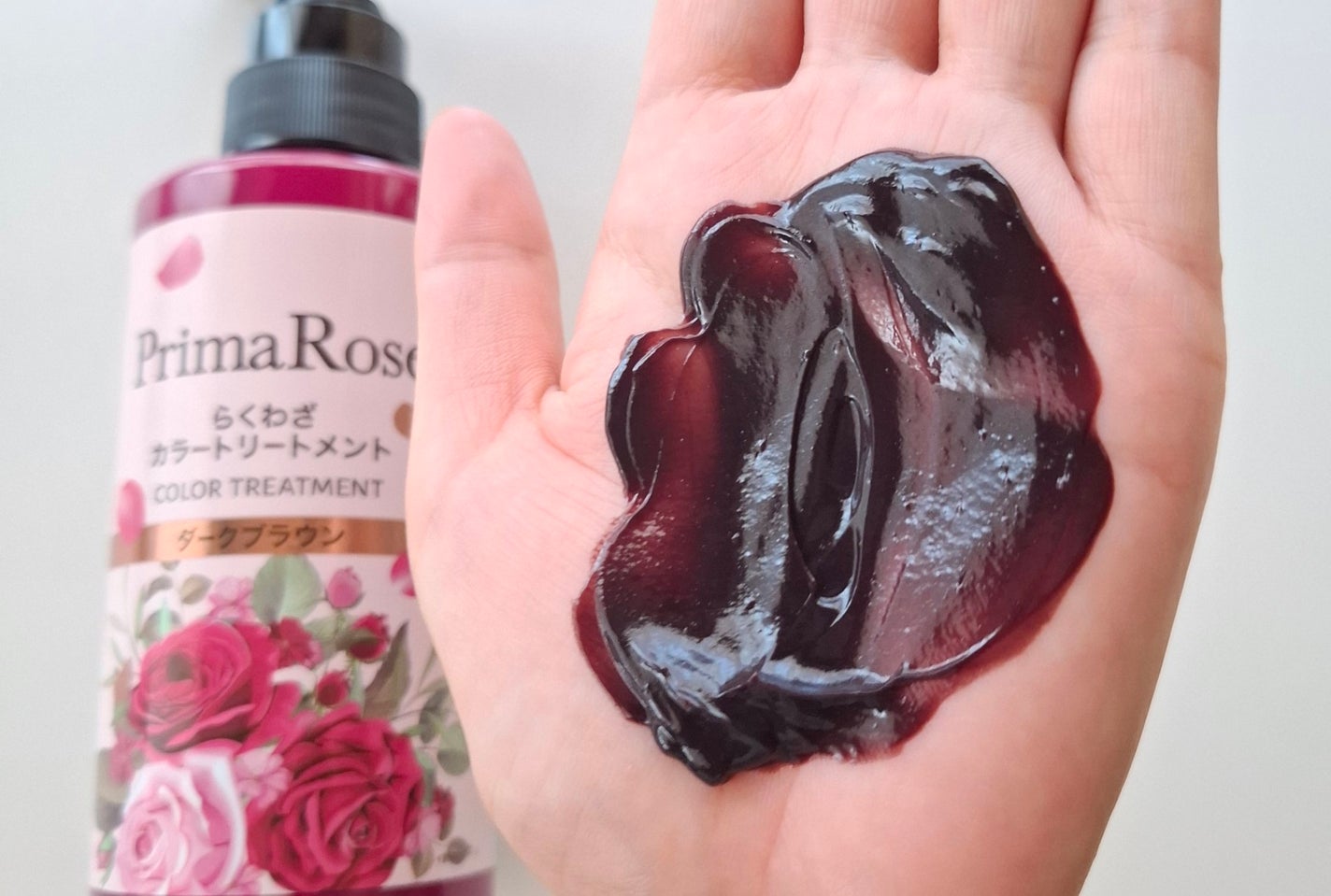 プリマローズ らくわざカラートリートメント/プリマローズ/ヘアカラーを使ったクチコミ(3枚目)