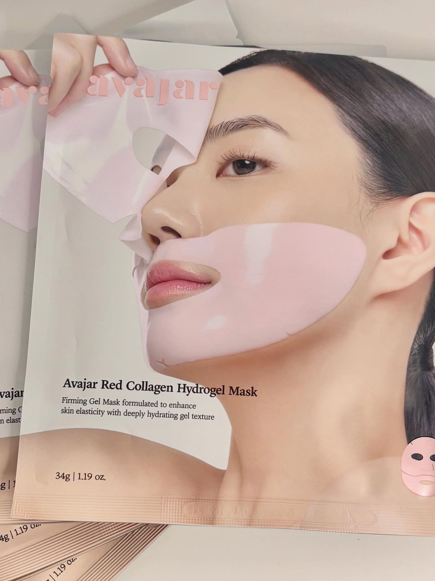 レッドコラーゲンハイドロゲルマスク/avajar/シートマスク・パックを使ったクチコミ(1枚目)