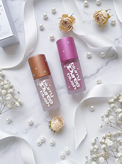 ブラリーピューレチーク/tiptoe/リキッドチークを使ったクチコミ(1枚目)