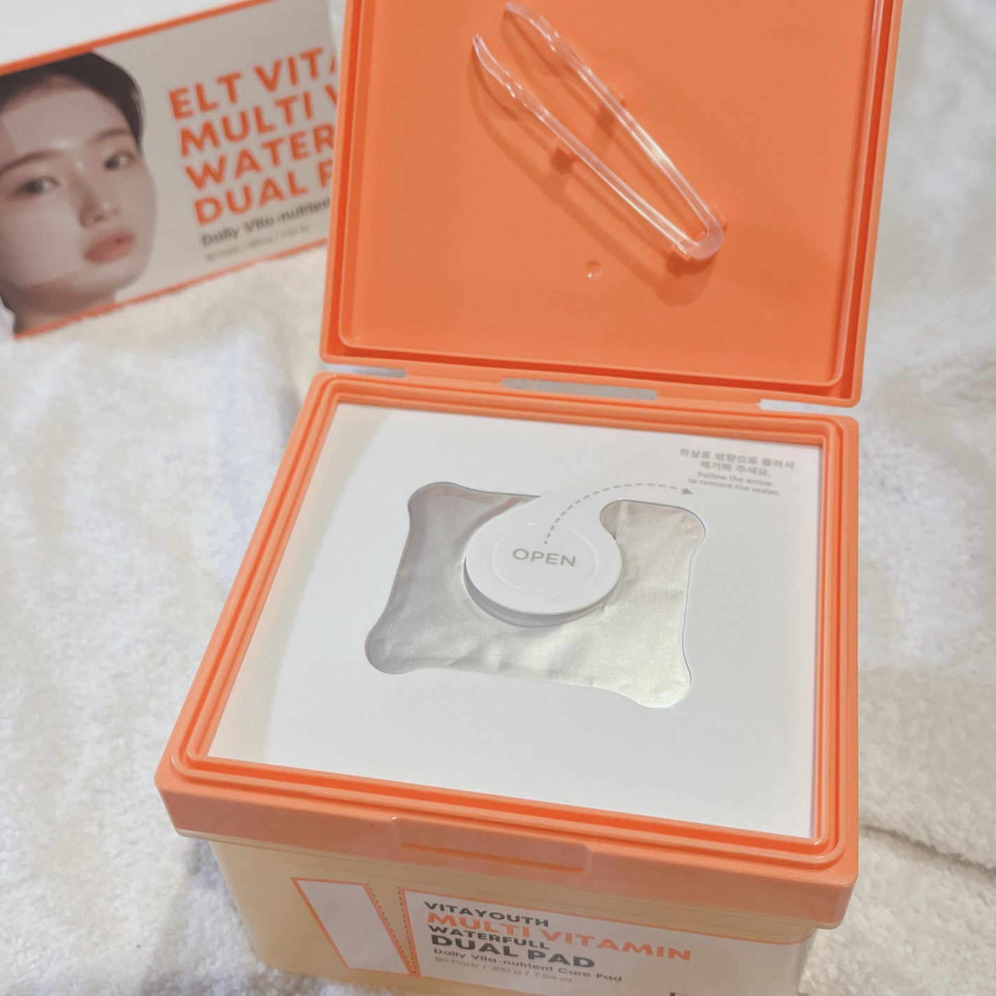 ビタユース マルチビタミンウォーターフルデュアルパッド/ELT COSMETICS/トナーパッドを使ったクチコミ(2枚目)