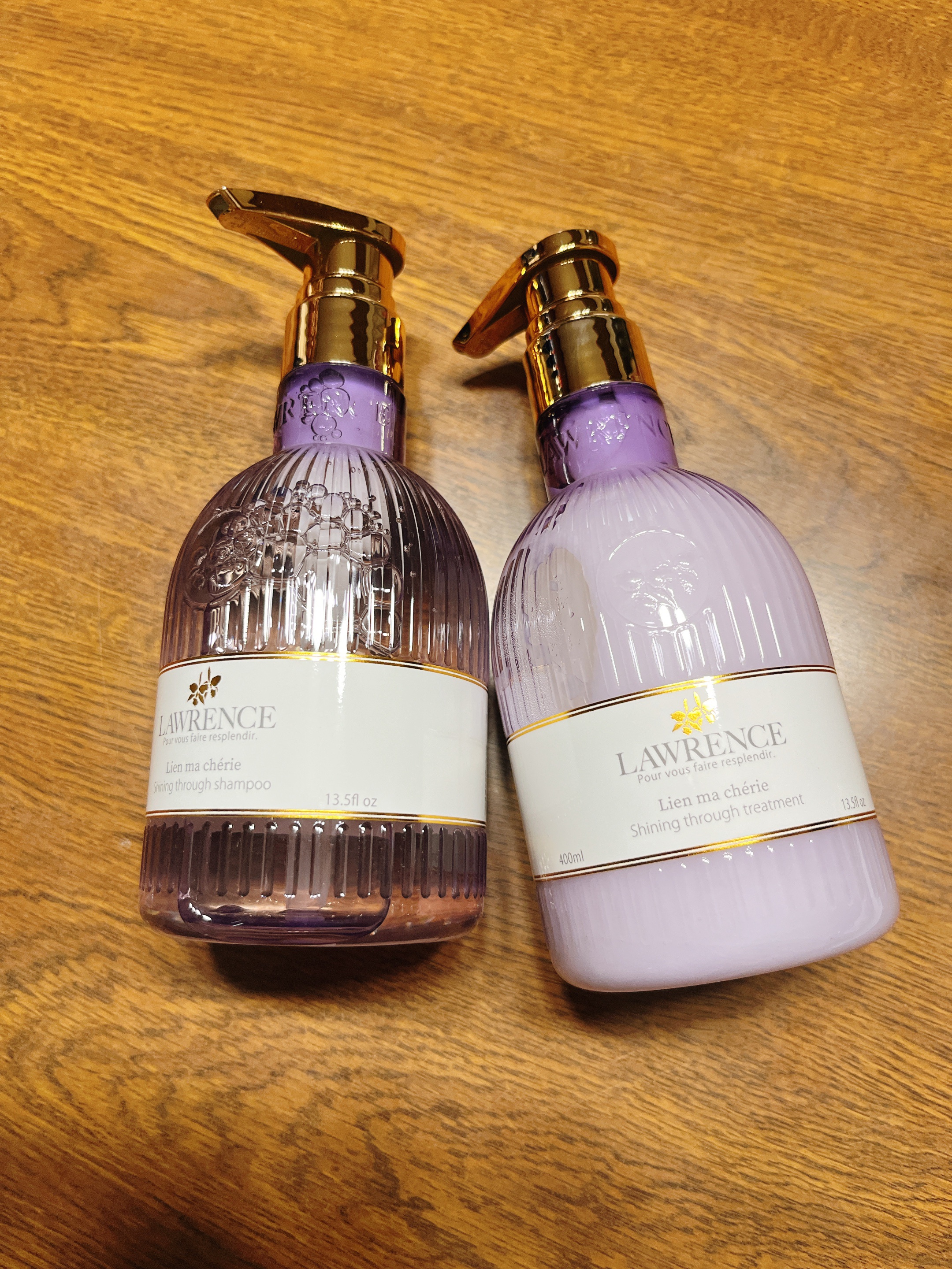 ロウレンス　シャイニングスルーシャンプー/トリートメント　リアンマシェリ（レイヤードモイストタイプ）/ロウレンス /市販シャンプーを使ったクチコミ（1枚目）
