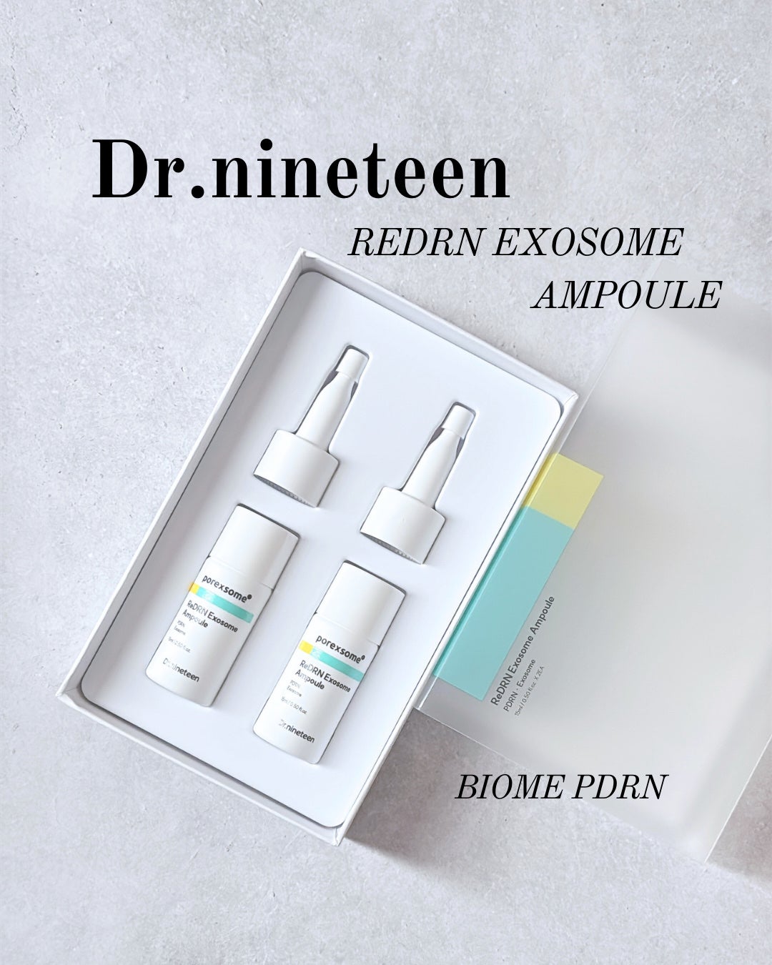 ReDRNエクソソームアンプル/Dr.nineteen/美容液を使ったクチコミ(1枚目)