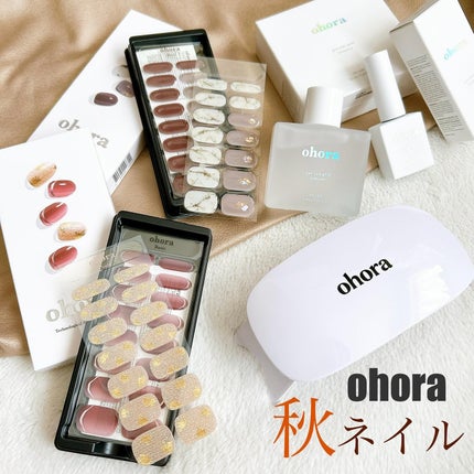 セミキュアジェルネイル(ハンド)/ohora/ネイルシールを使ったクチコミ(1枚目)