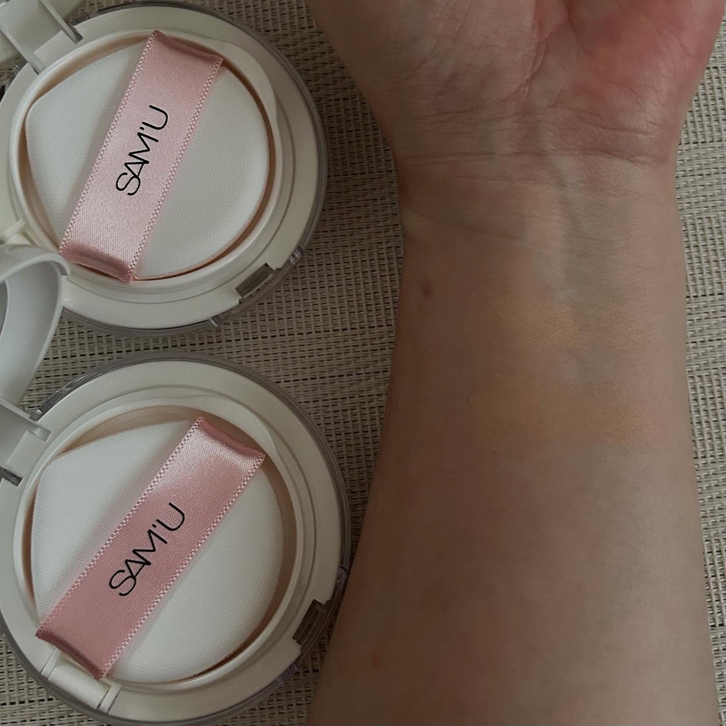 センシティブピュア&ピュアクッション/SAM'U/クッションファンデーションを使ったクチコミ(6枚目)