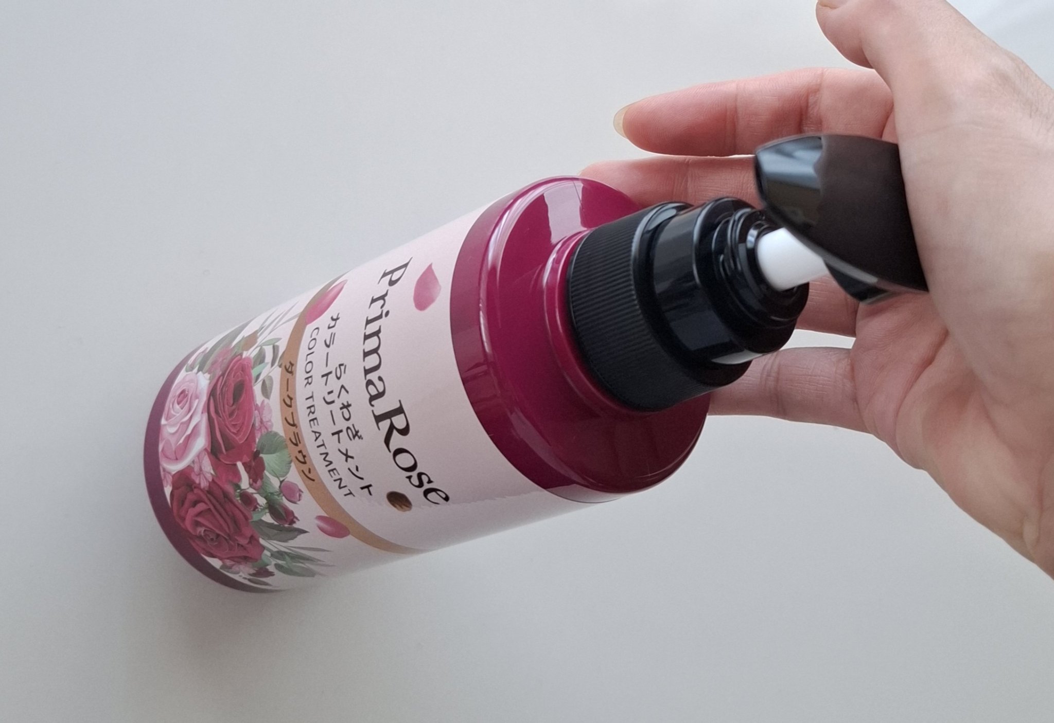 プリマローズ らくわざカラートリートメント/プリマローズ/ヘアカラーを使ったクチコミ（2枚目）