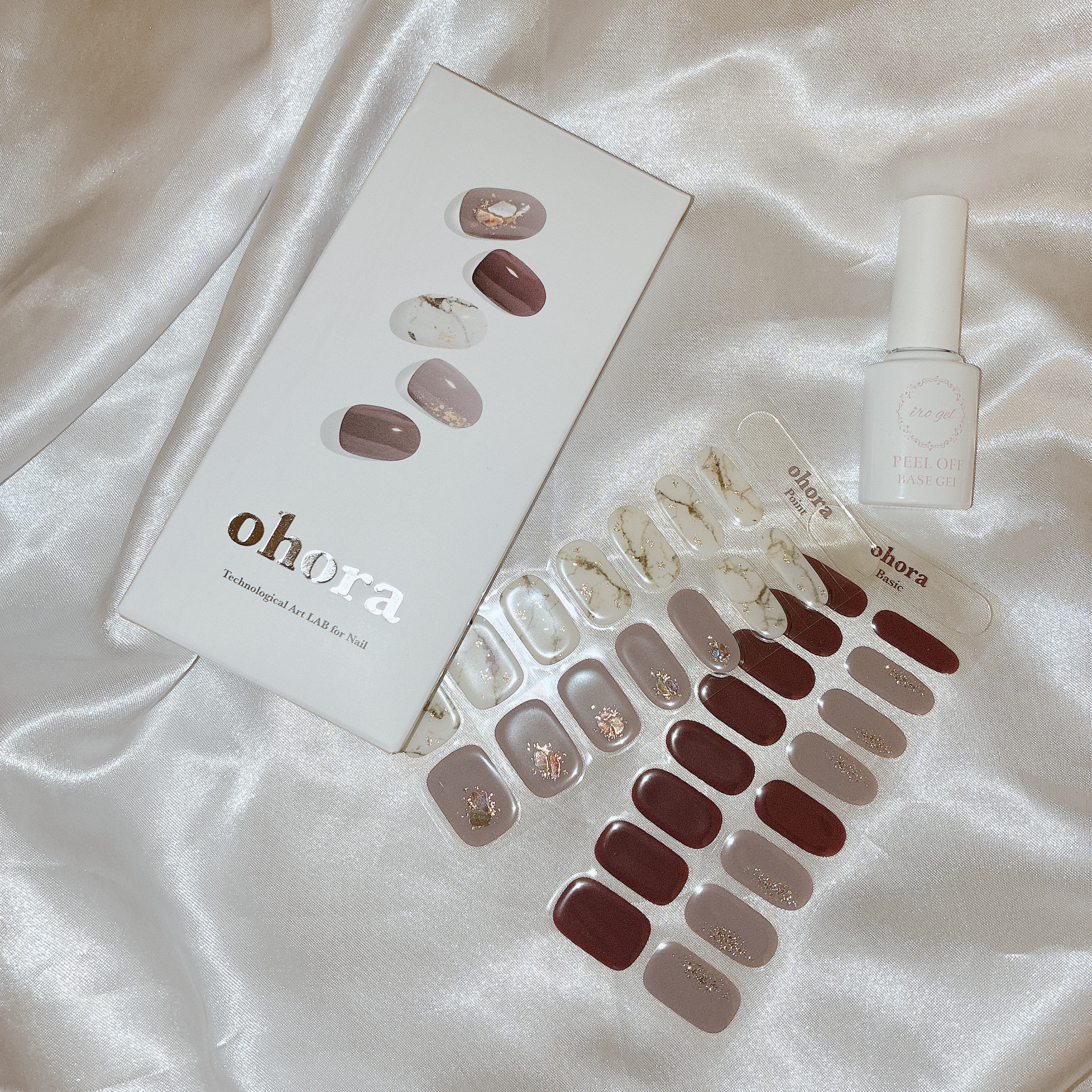 セミキュアジェルネイル（ハンド）/ohora/ネイルシールを使ったクチコミ（2枚目）