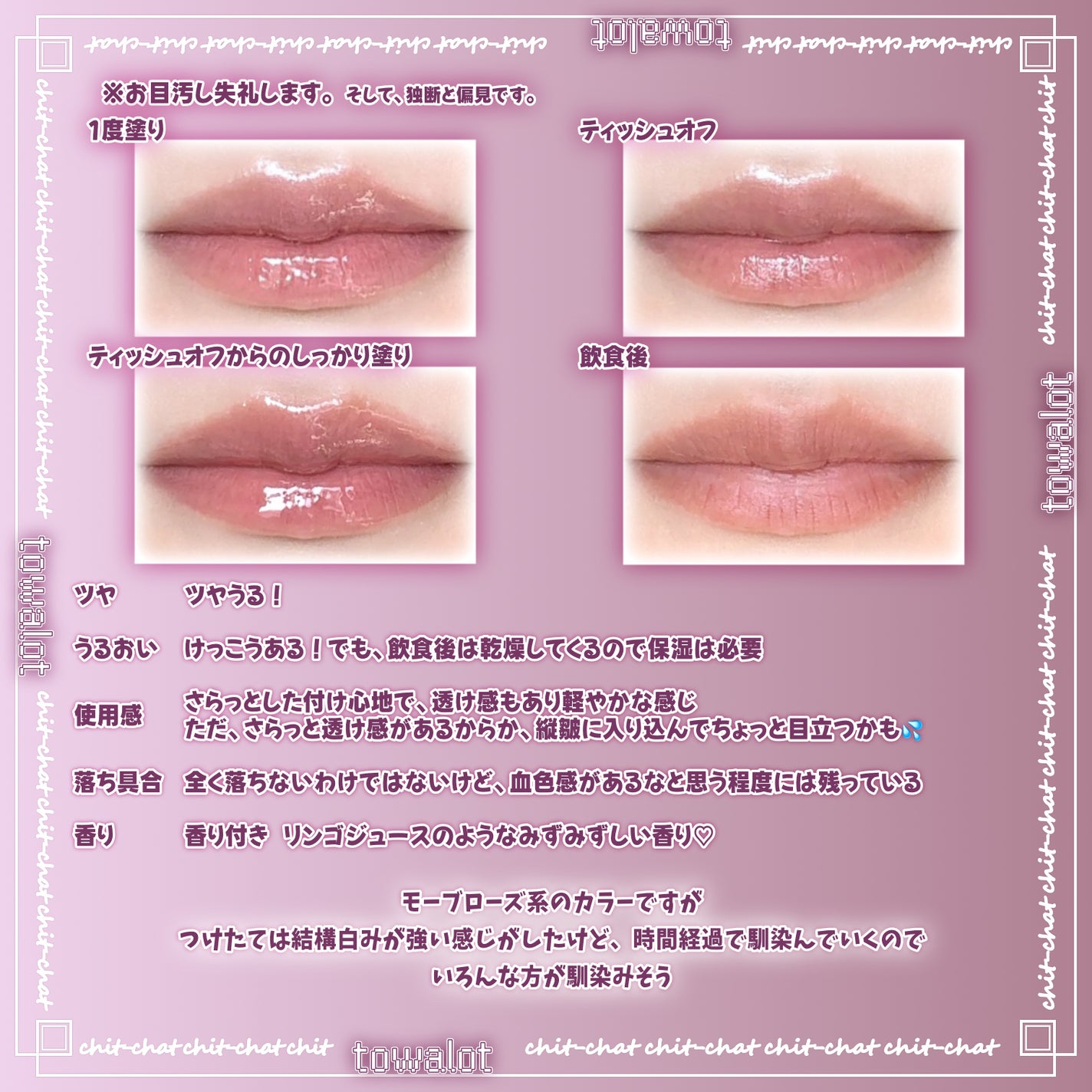 ミニトラベルキット(5種)/mude./トライアルキットを使ったクチコミ(3枚目)