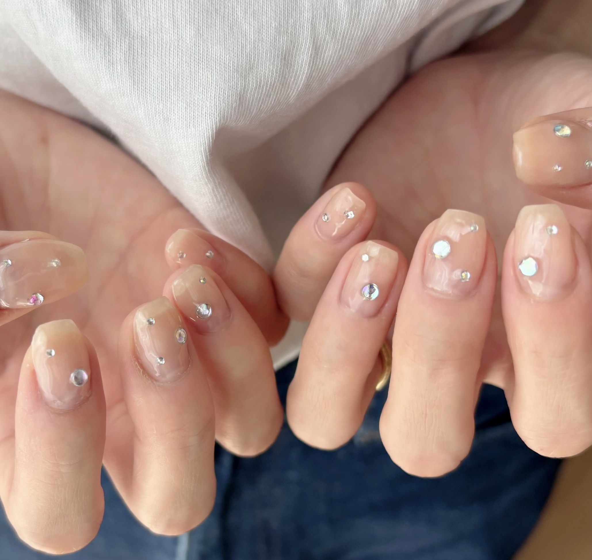 ネイルグリッターストーン/キャンドゥ/ネイルチップ・パーツを使ったクチコミ（1枚目）