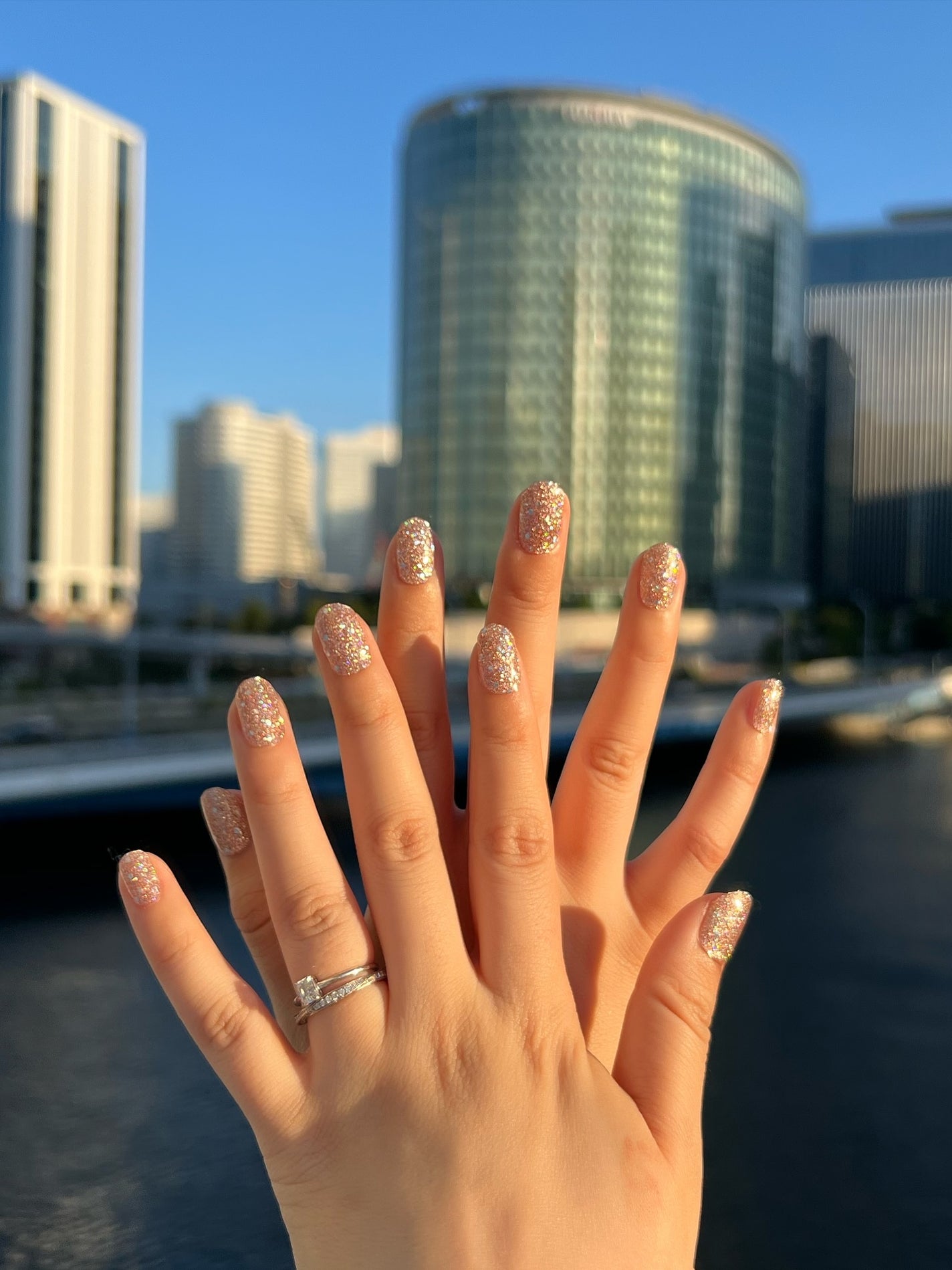 セミキュアジェルネイル(ハンド)/ohora/ネイルシールを使ったクチコミ(3枚目)