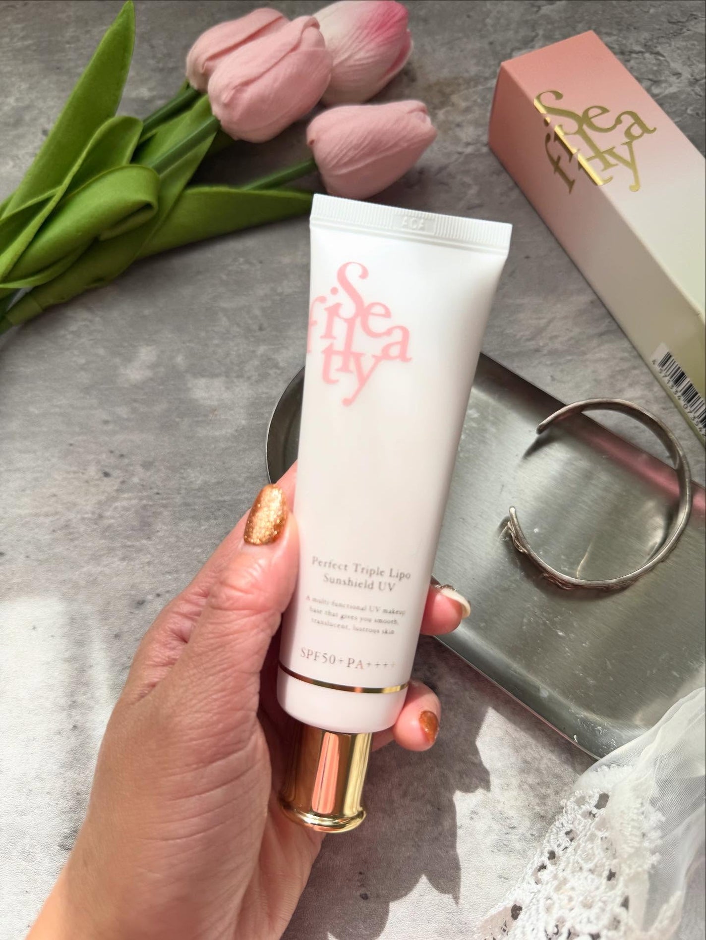 パーフェクト トリプルリポ サンシールド UV/Sefilaty/日焼け止めクリームを使ったクチコミ(4枚目)