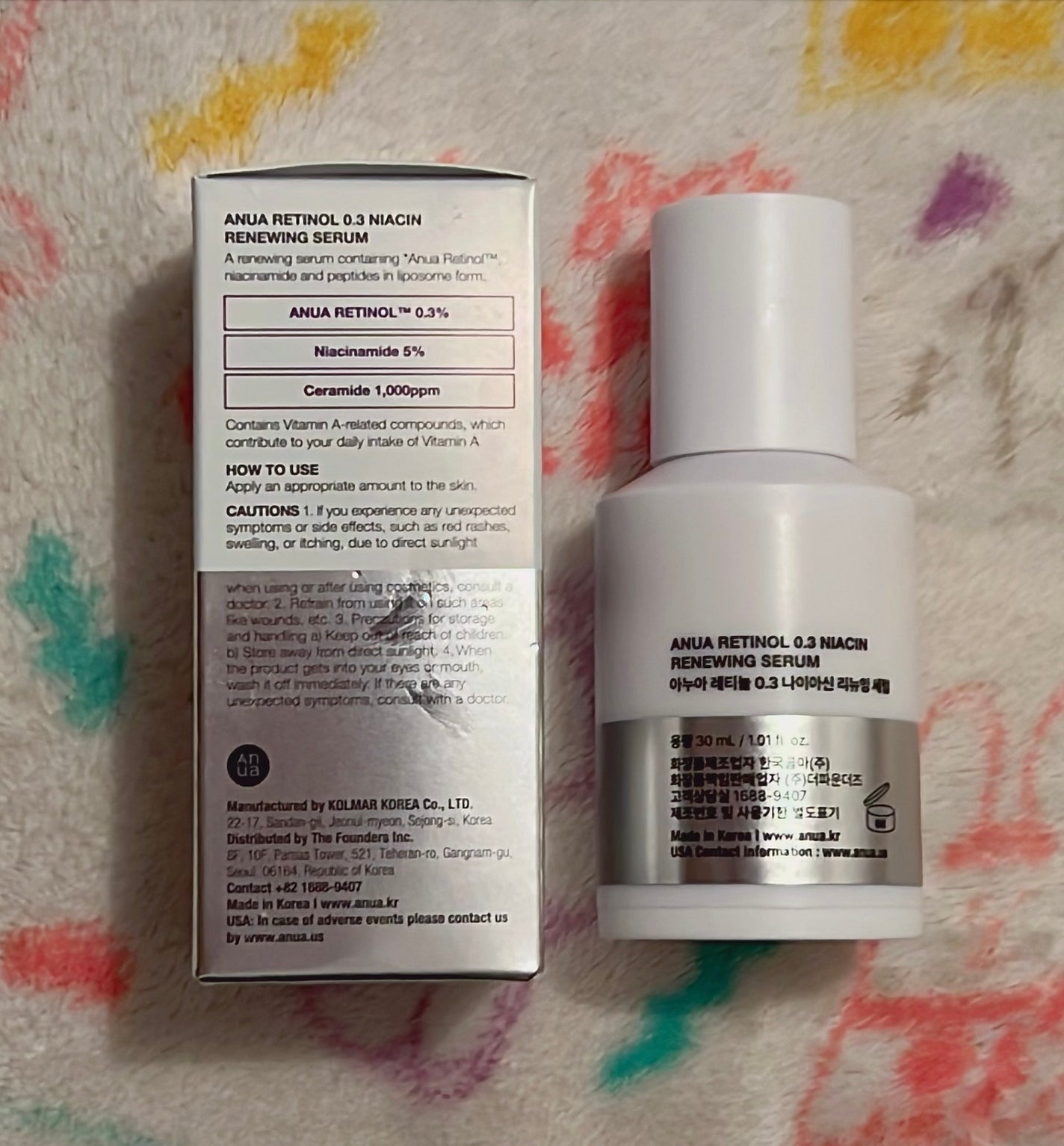 レチノール0.3 ナイアシンリニューイングセラム/Anua/美容液を使ったクチコミ(2枚目)