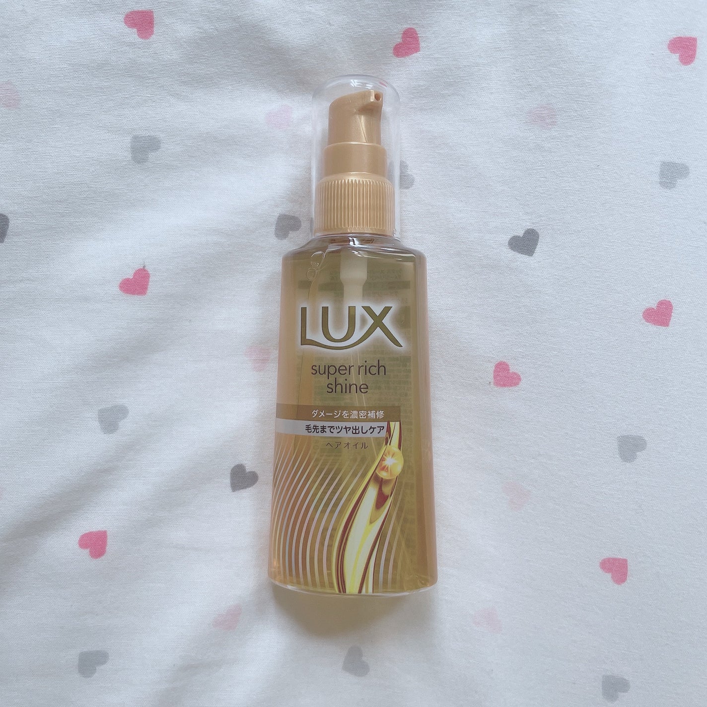 ラックススーパーリッチシャインダメージリペア補修ヘアオイル/LUX/ヘアオイルを使ったクチコミ(1枚目)