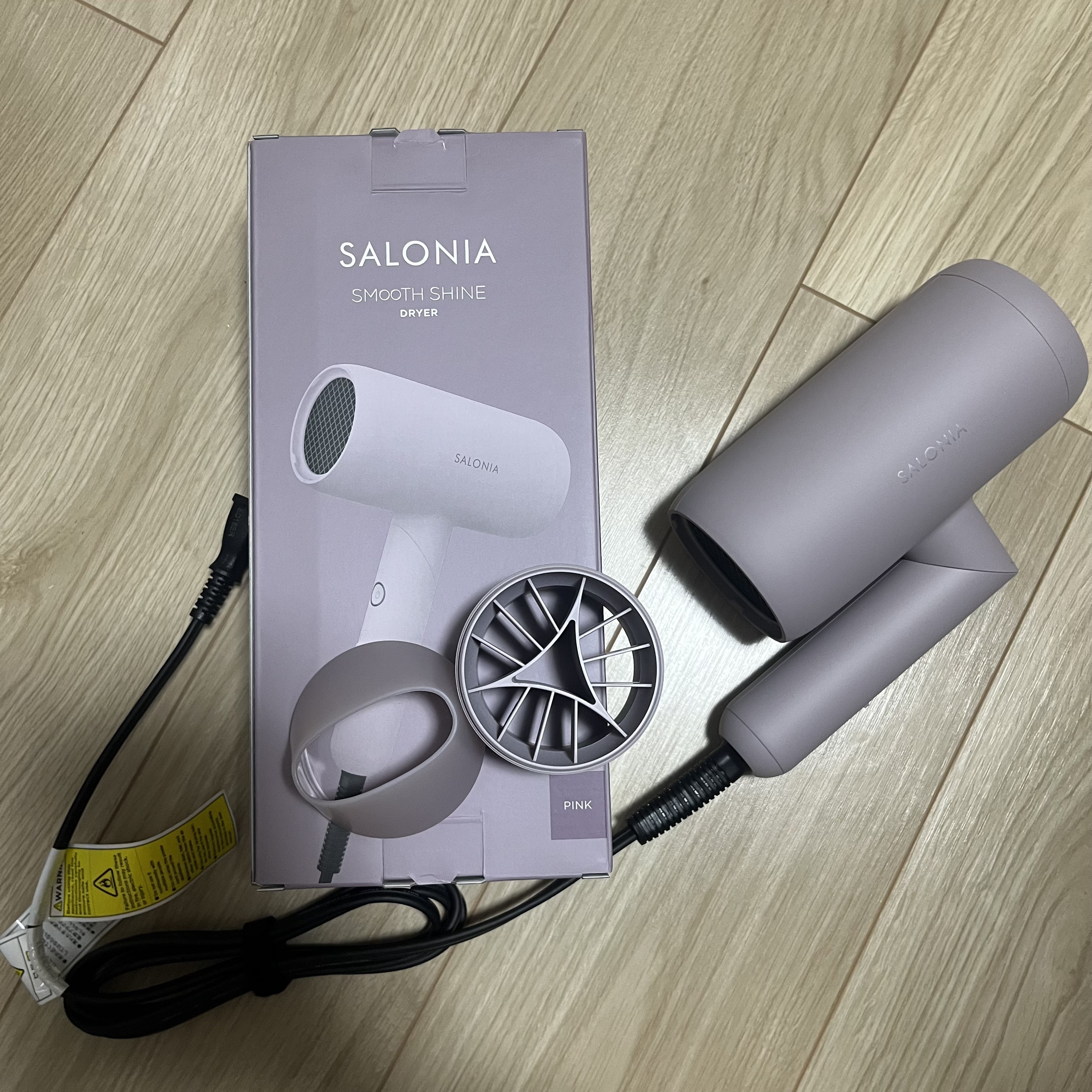 SALONIA SMOOTH SHINE DRYER ピンク サロニア スムースシャイン