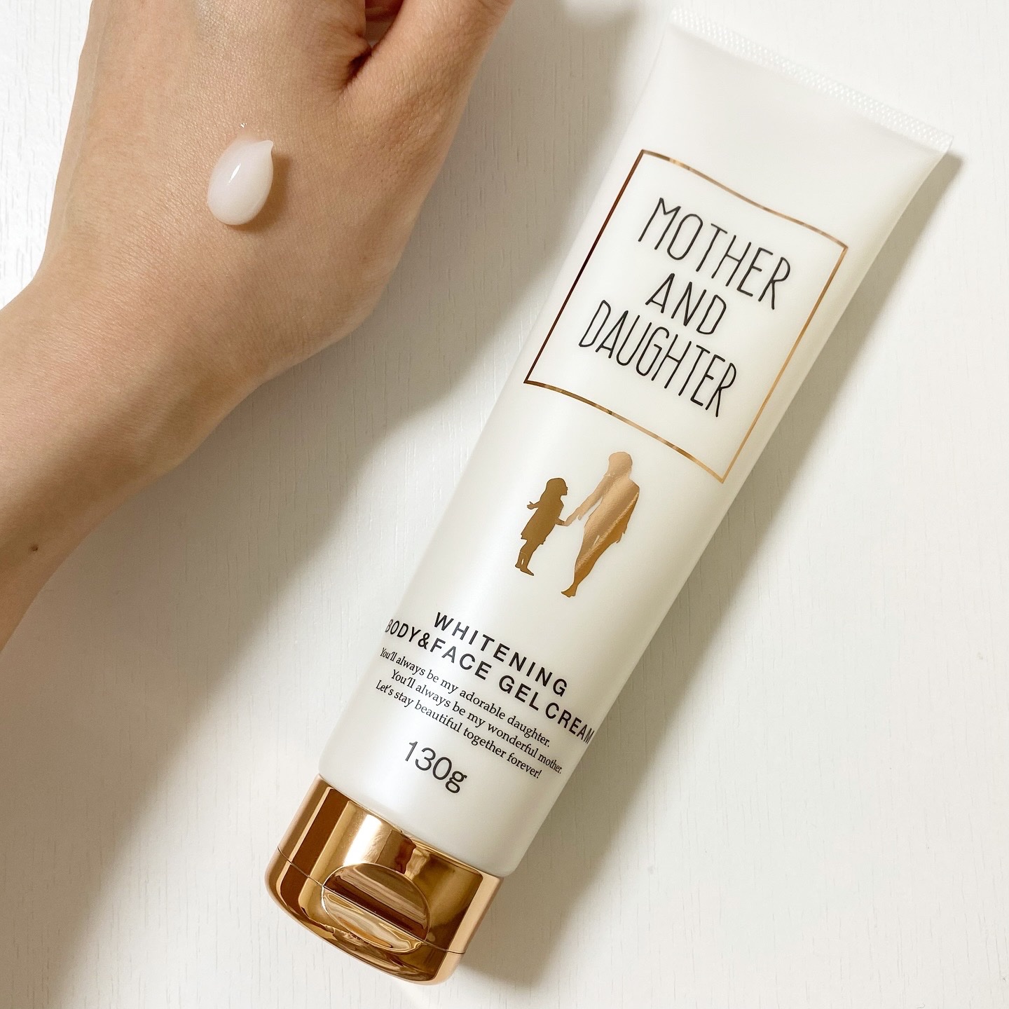 ホワイトニング ボディ&フェイスジェルクリーム【医薬部外品】/Mother&Daughter/フェイスクリームを使ったクチコミ（3枚目）