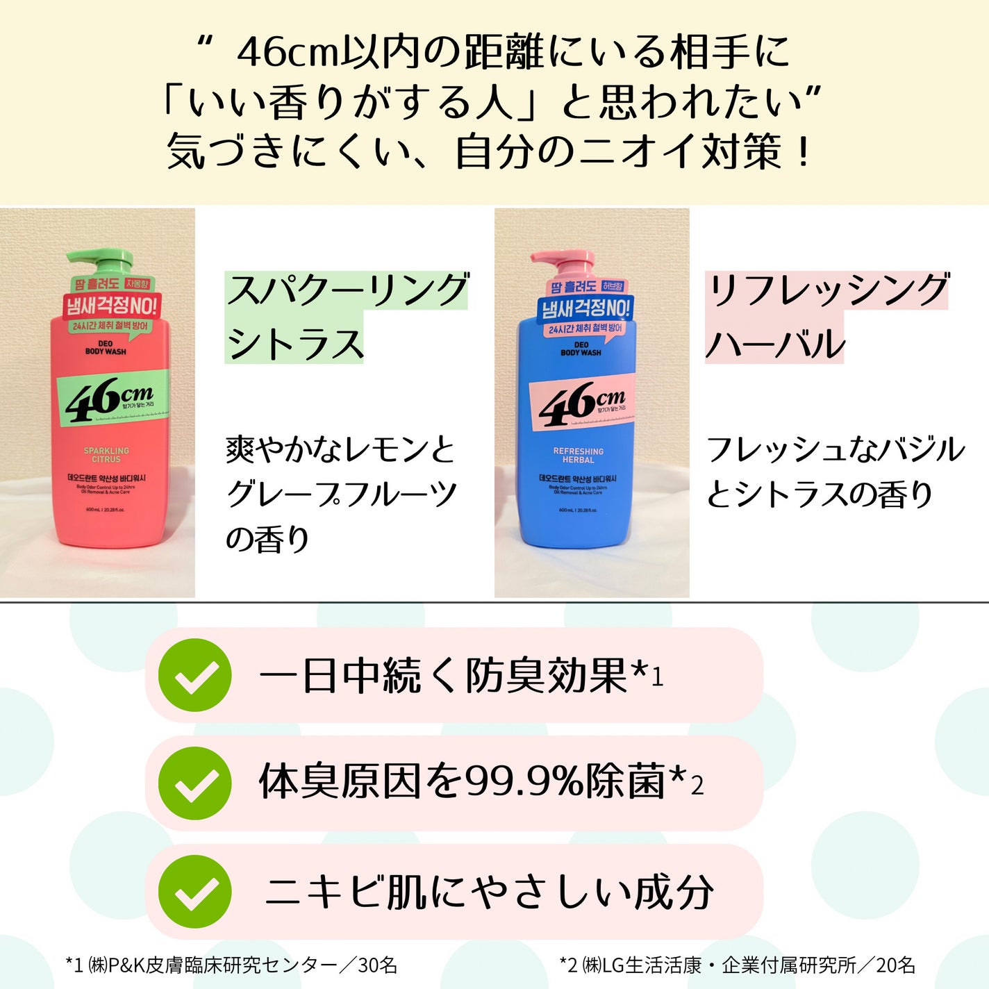 デオドラントボディウオッシュ REFRESHING HERBAL/46cm/ボディソープを使ったクチコミ(2枚目)