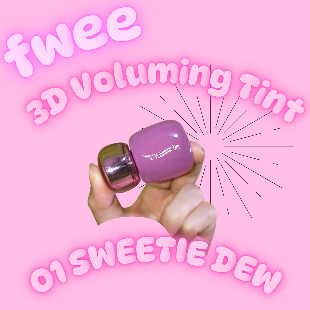 フィー 3Dボリューミングティント 01 スウィーティーデュー/fwee/リップティントを使ったクチコミ（1枚目）