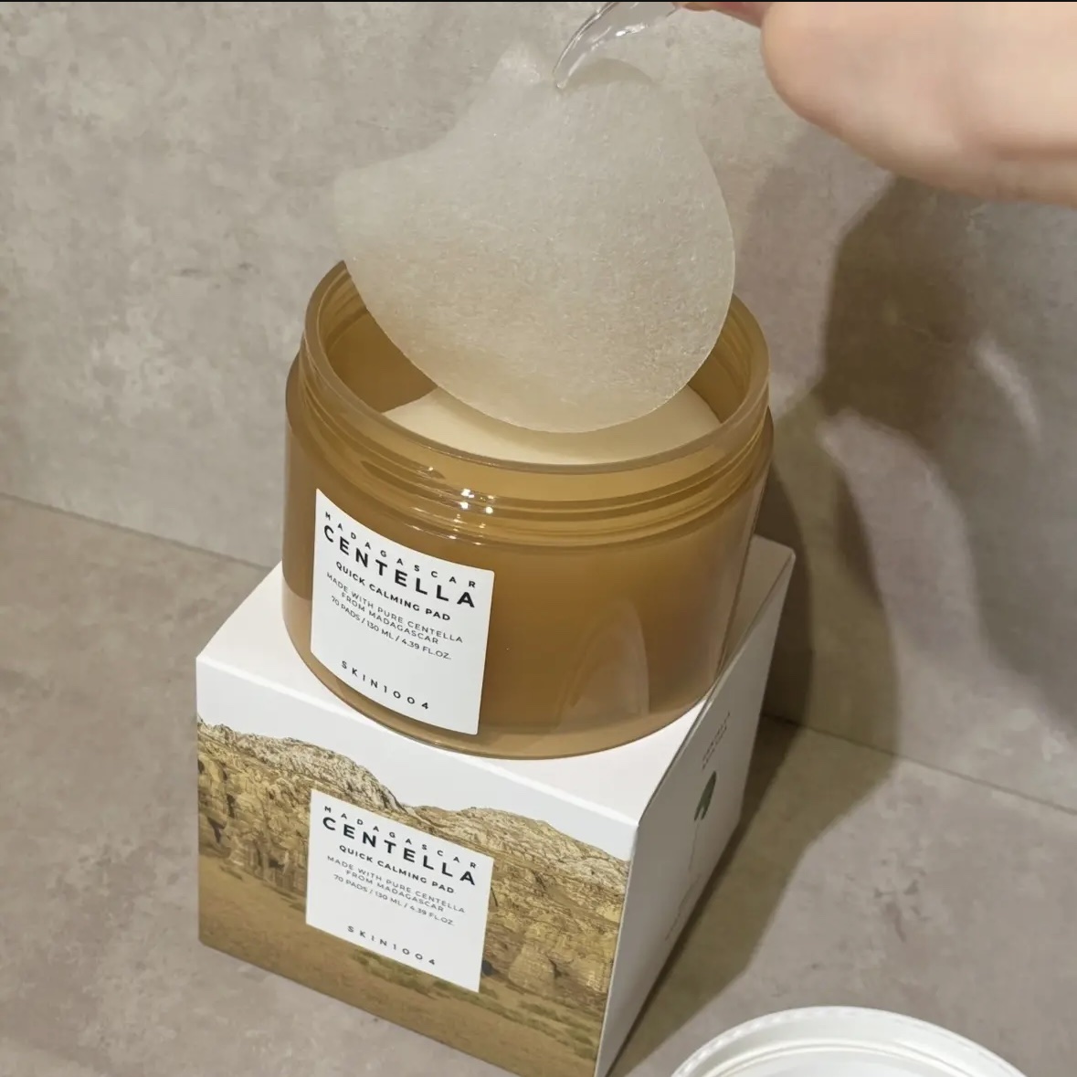 センテラ クイックカーミングパッド/SKIN1004/トナーパッドを使ったクチコミ（3枚目）
