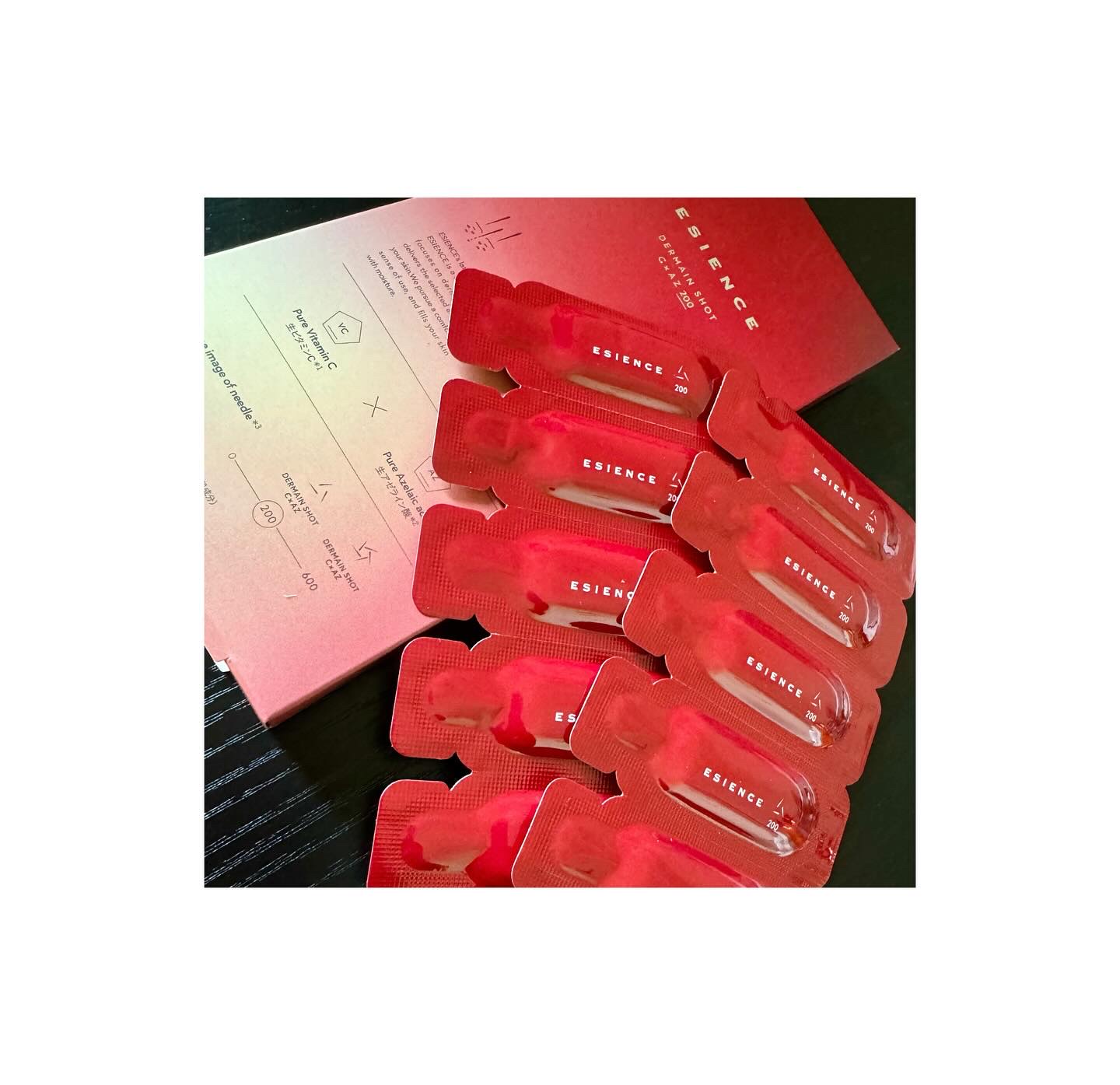 C×AZ ダーマインショット200/ESIENCE/美容液を使ったクチコミ（1枚目）