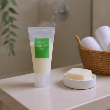 ローズマリー スカルプ スクラブ/AROMATICA/ヘッドスクラブを使ったクチコミ(1枚目)