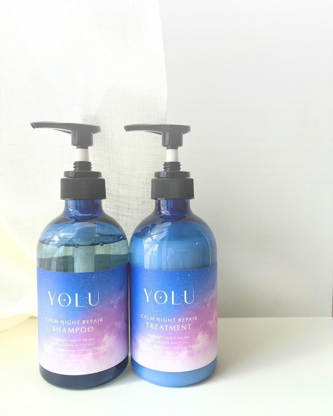 カームナイトリペアシャンプー／トリートメント/YOLU/シャンプー・コンディショナーを使ったクチコミ（1枚目）