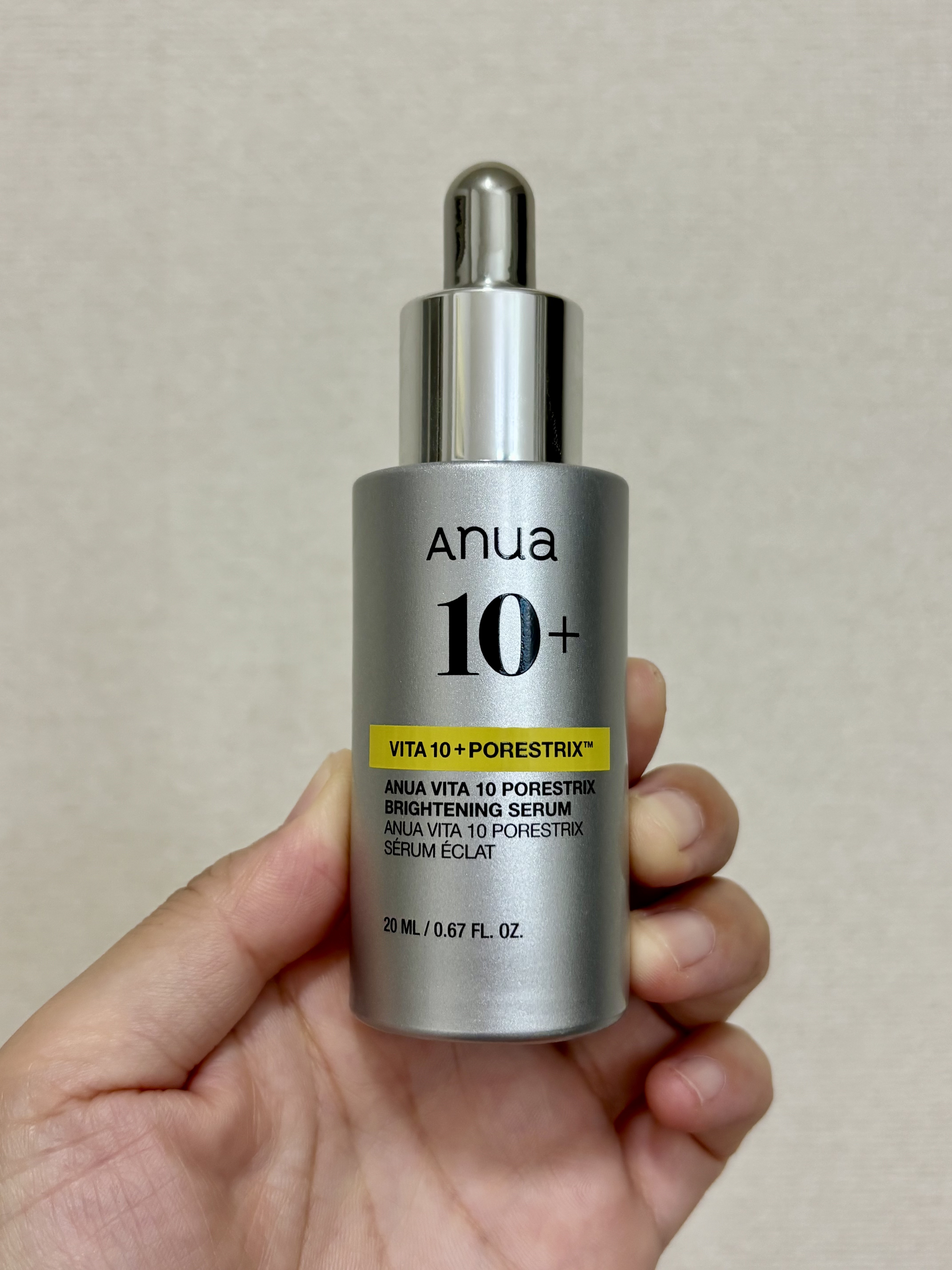 ビタミン10 ポアストリックスセラム/Anua/美容液を使ったクチコミ（1枚目）