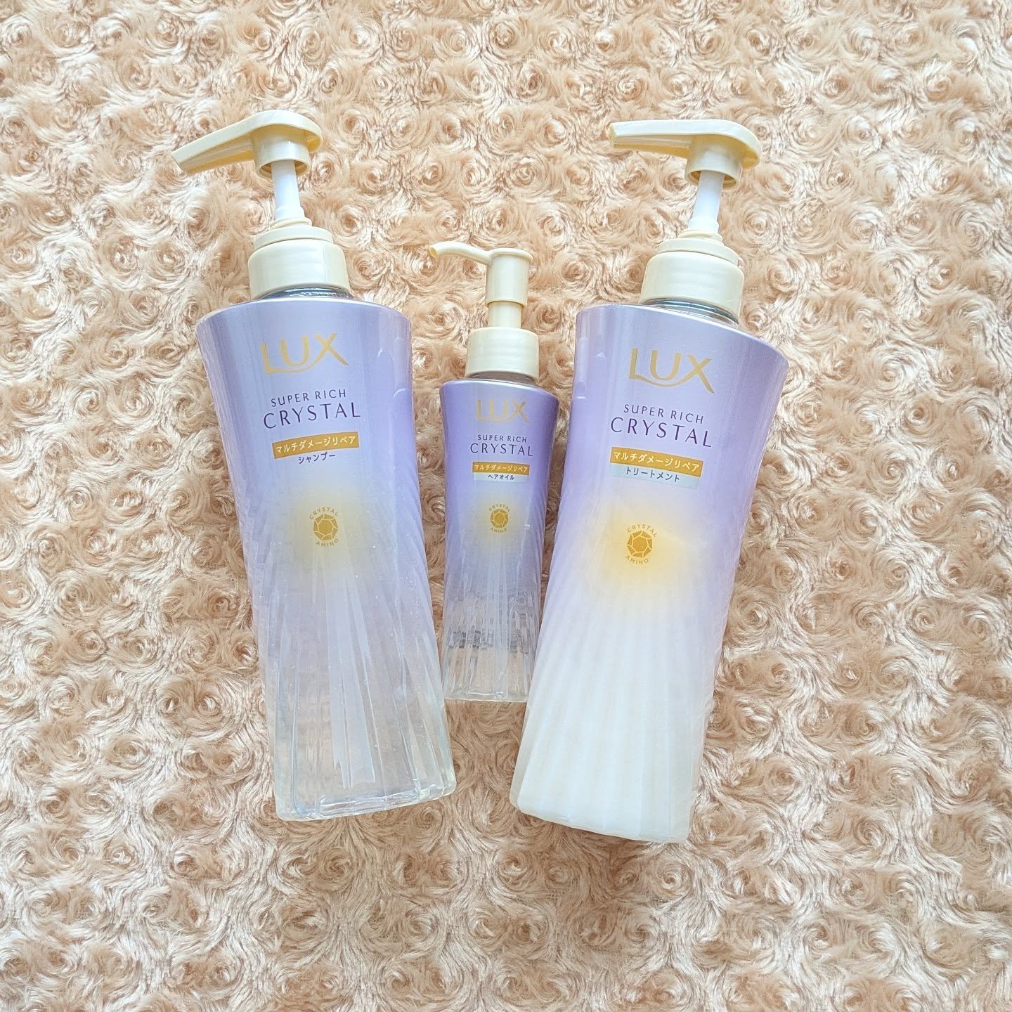 スーパーリッチクリスタル　マルチダメージリペア　シャンプー/トリートメント/LUX/市販シャンプーを使ったクチコミ（2枚目）